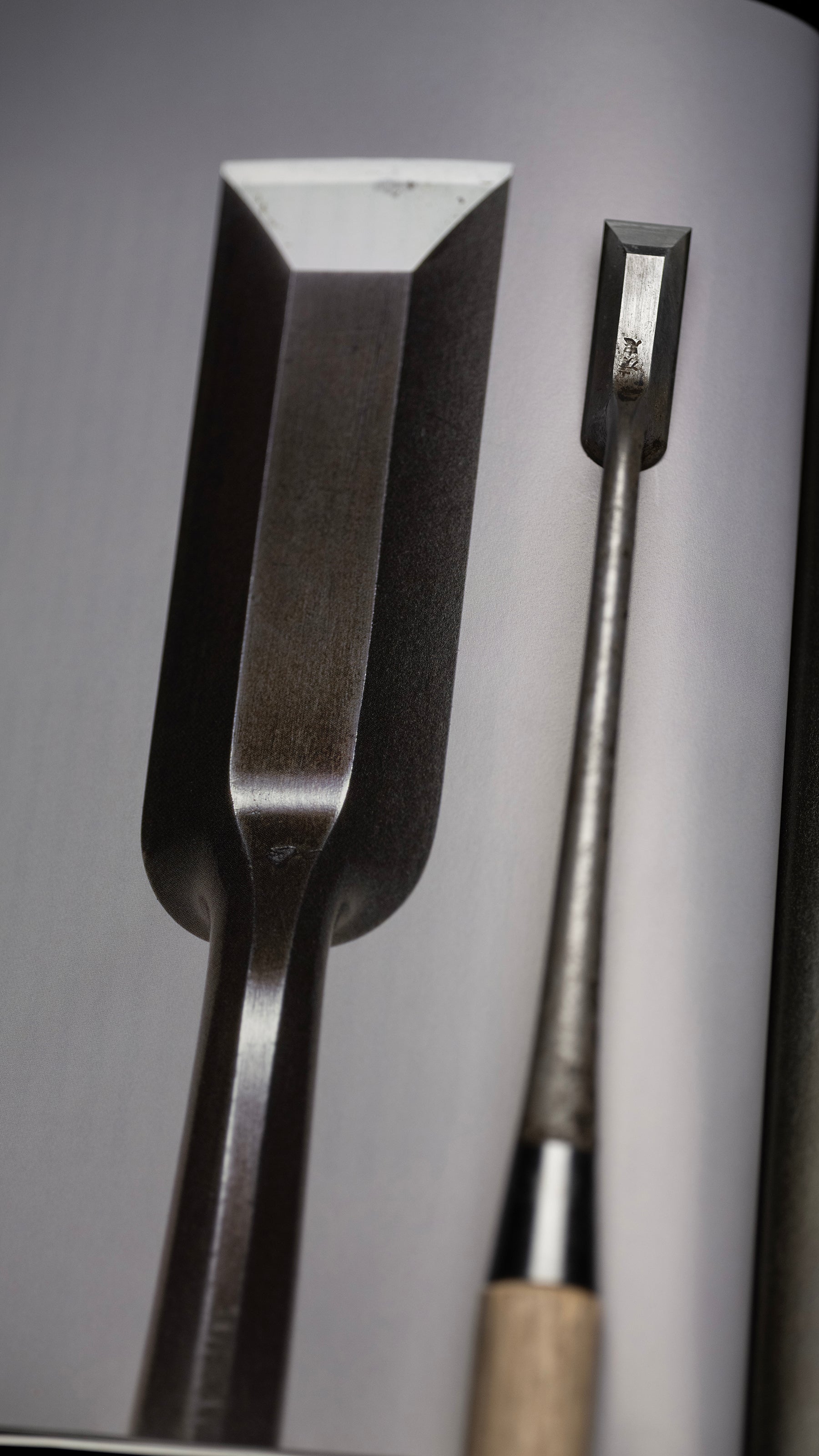 Kote-Nomi Japanese Hand Made Trowel Chisel Chisel By Kiyotada - 15mm・Korehide Type