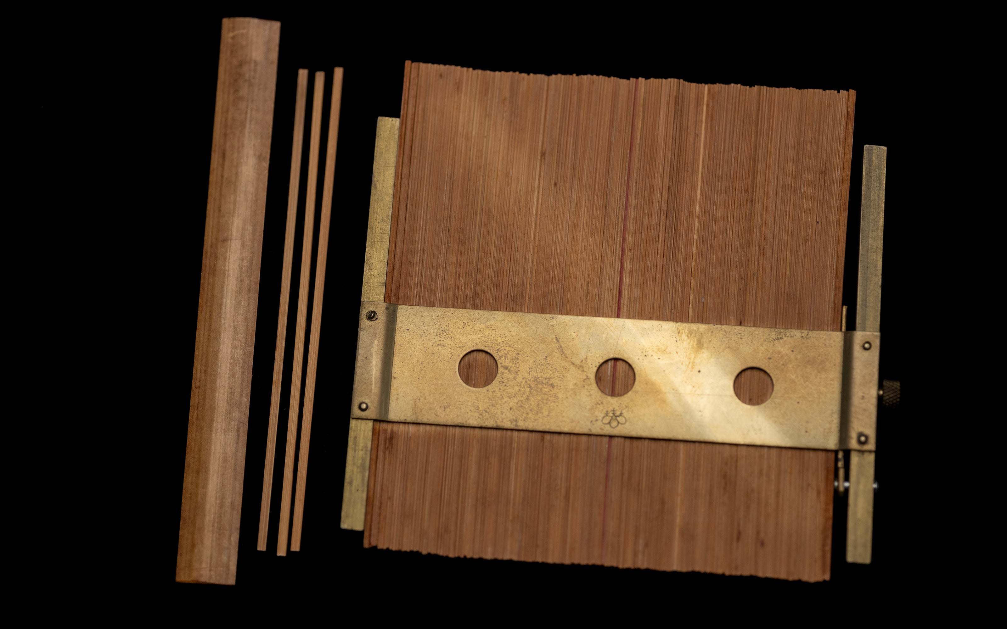 Osakata Katatori Japanese Hand Made Bamboo Profile Gauge ①