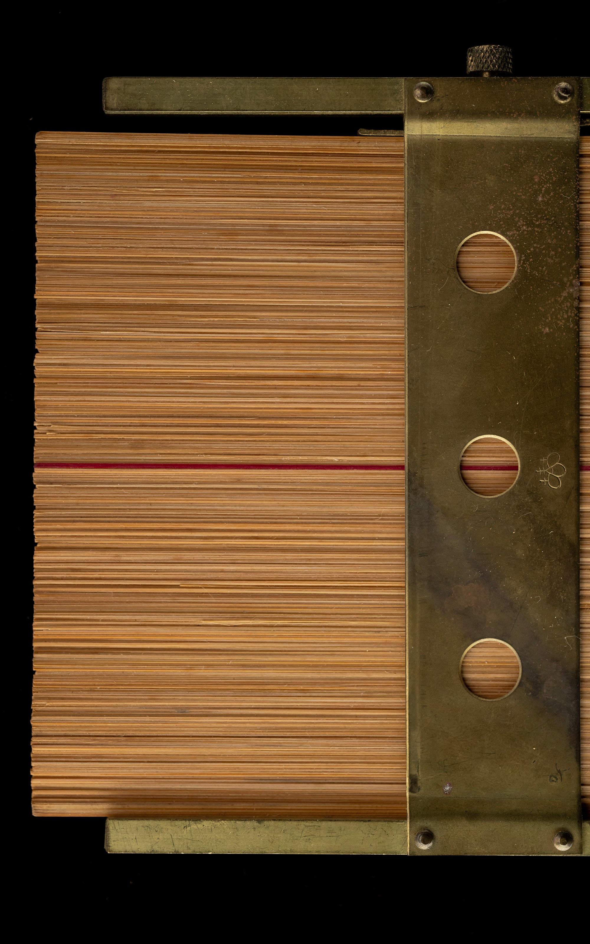 Osakata Katatori Japanese Hand Made Bamboo Profile Gauge ②