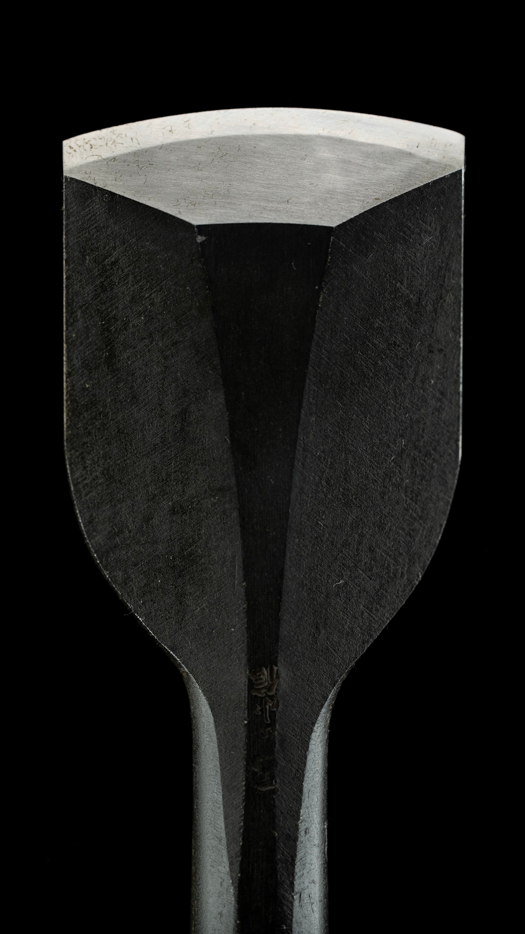 Hiramaru-nomi Japanese Flat Round Carving Chisel By Hidari Konobu - 36mm ②