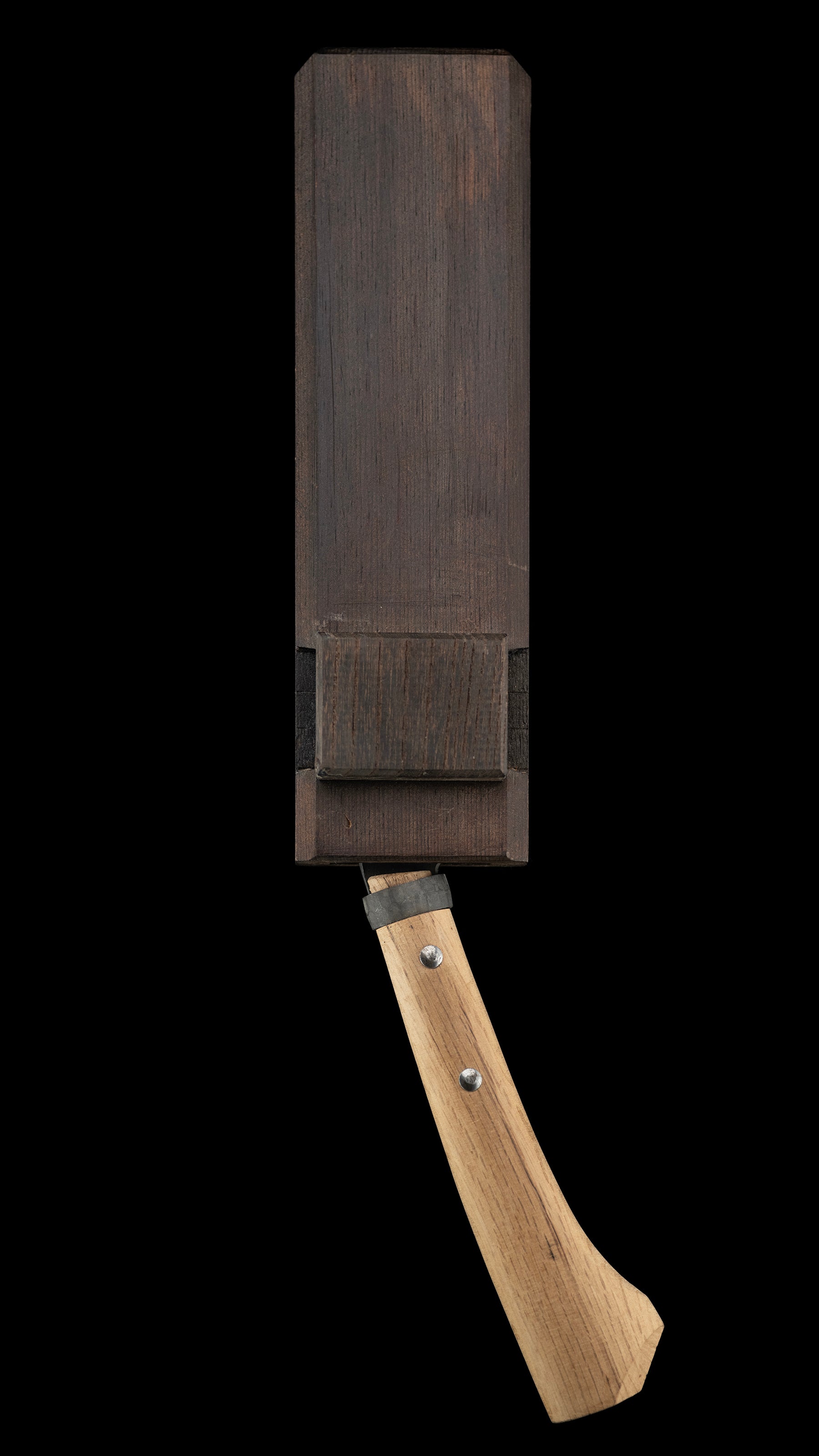 Nata Japanese Single-Bevel Hatchet Knife By Takaki Junichi For Right Hand - 180mm
