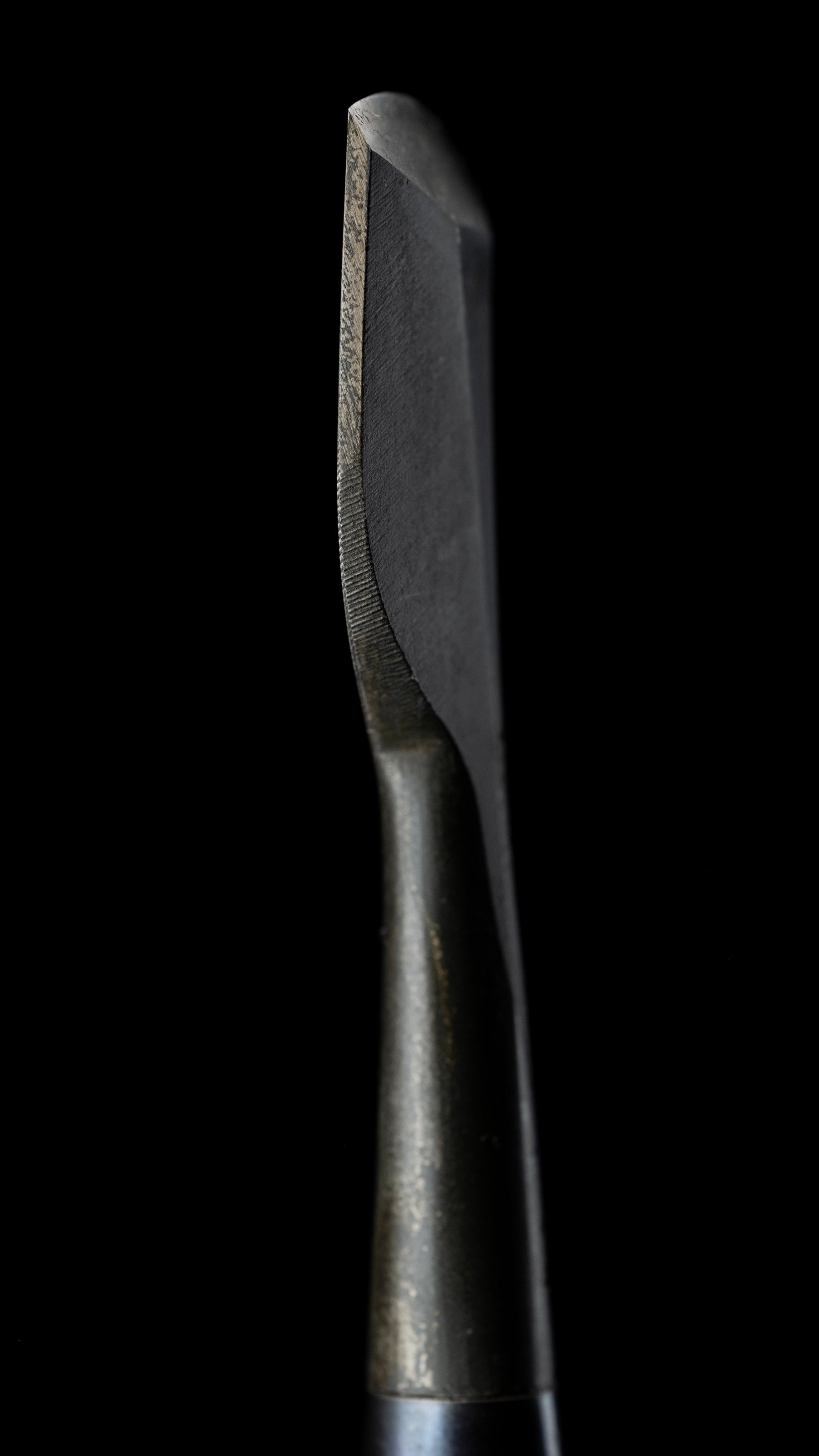 Hiramaru-nomi Japanese Flat Round Carving Chisel By Hidari Konobu - 36mm ②