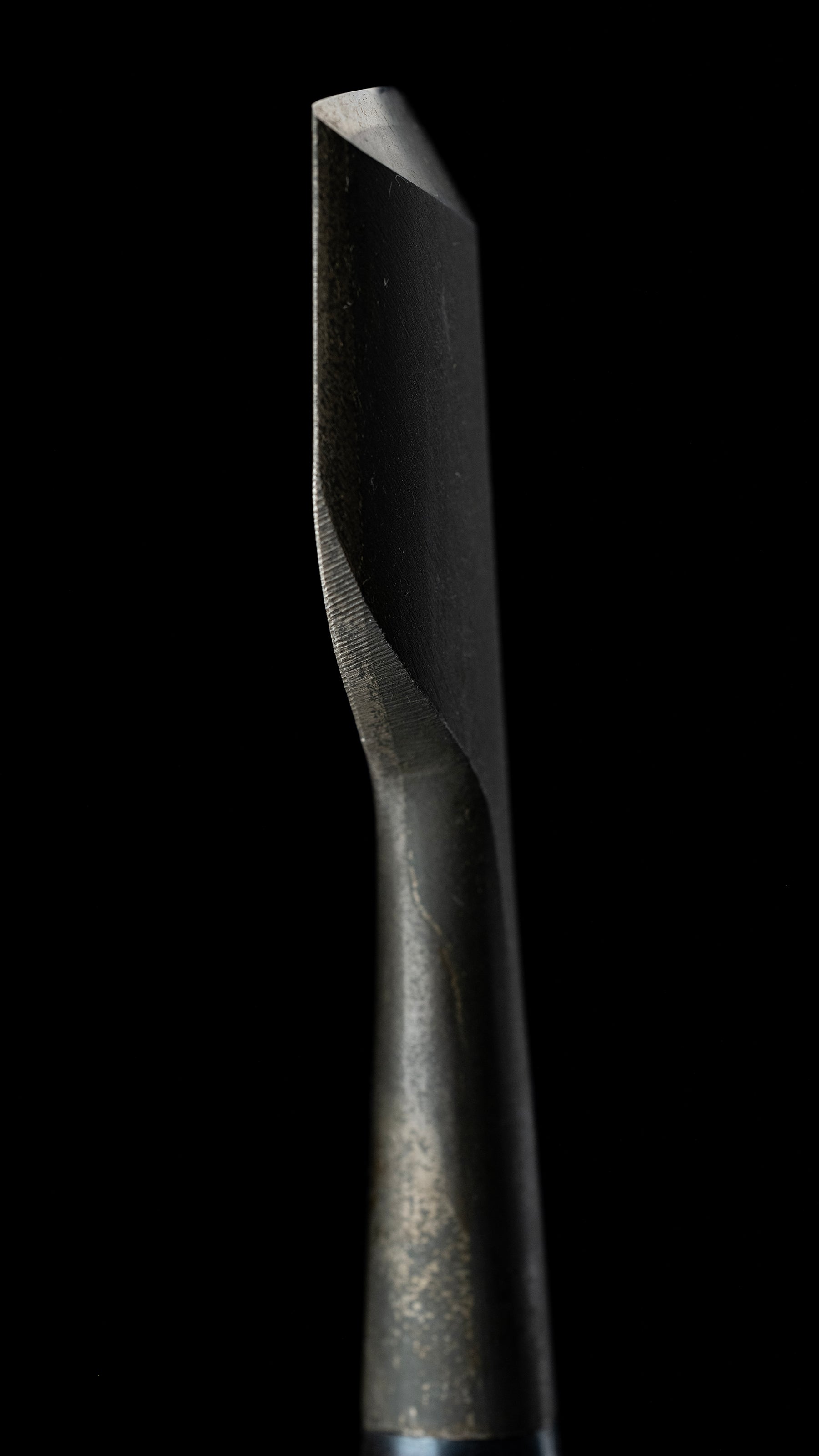 Uchimaru nomi Japanese U-Gouge Chisel By Hidari Konobu - 36mm ②