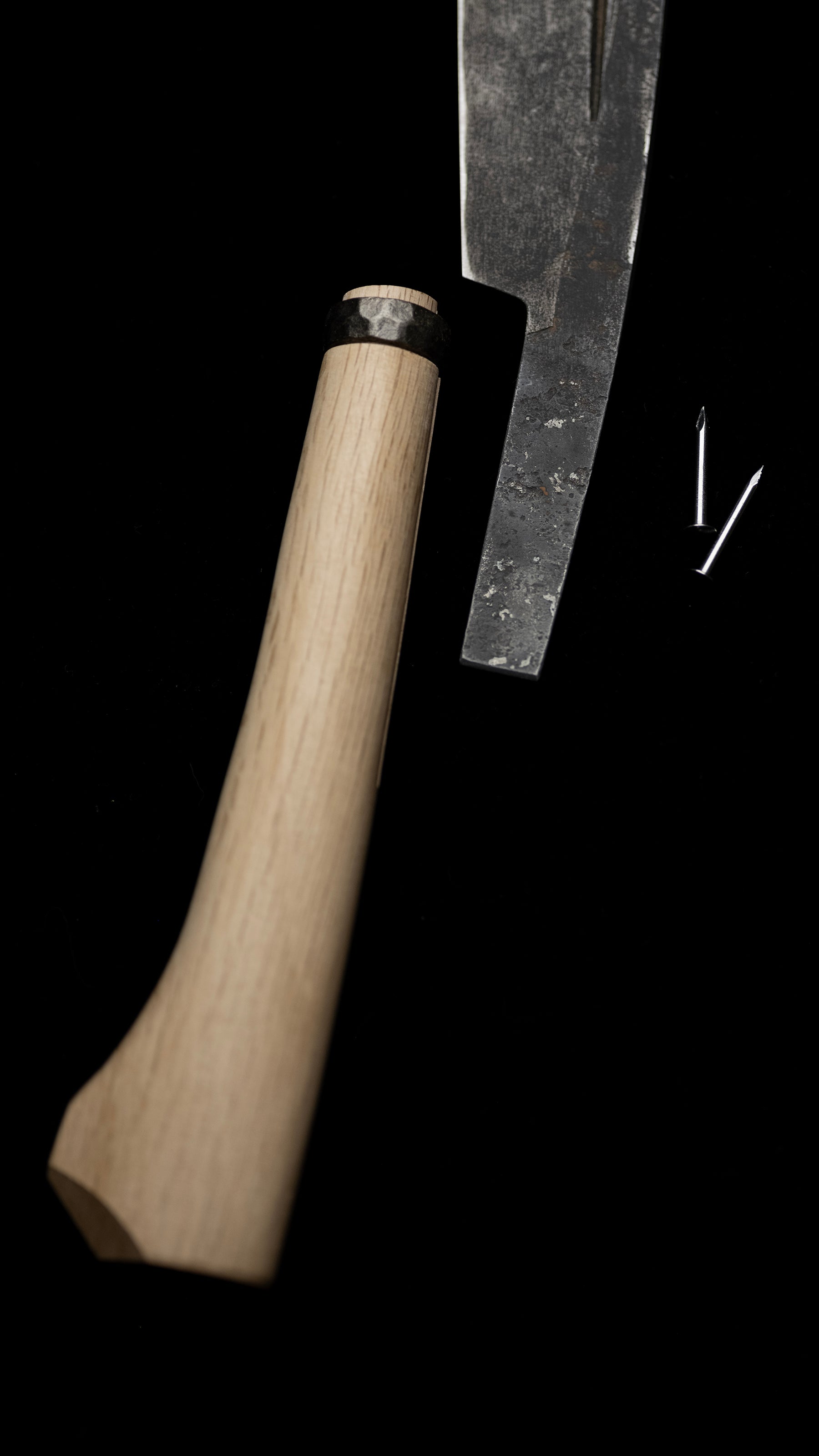 Nata Japanese Single-Bevel Hatchet Knife By Keizaburo For Right Hand - 210mm