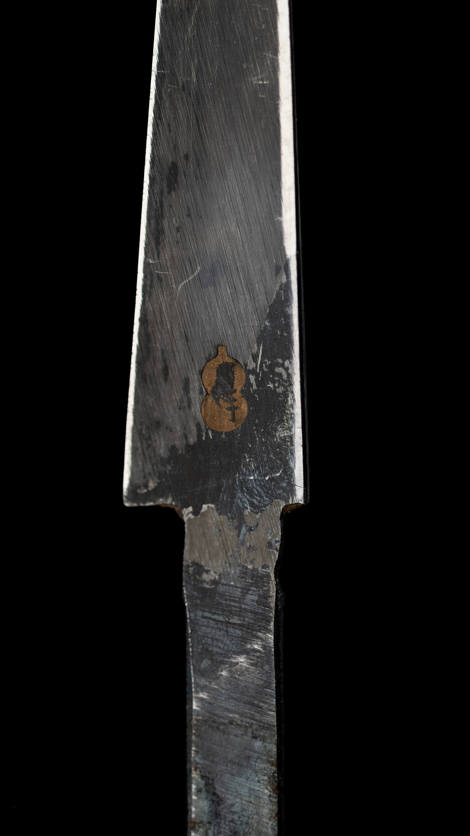 Kuriko-katana Knife By Naoyuki For Right Hand - 116mm