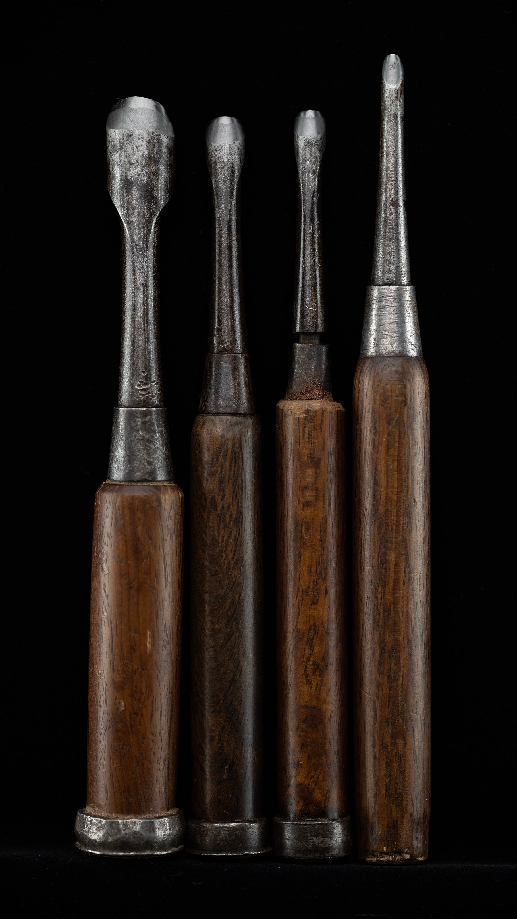 Uchimaru Nomi Japanese Deep U-Gouge Chisel set By Konobu II 「Early Works」