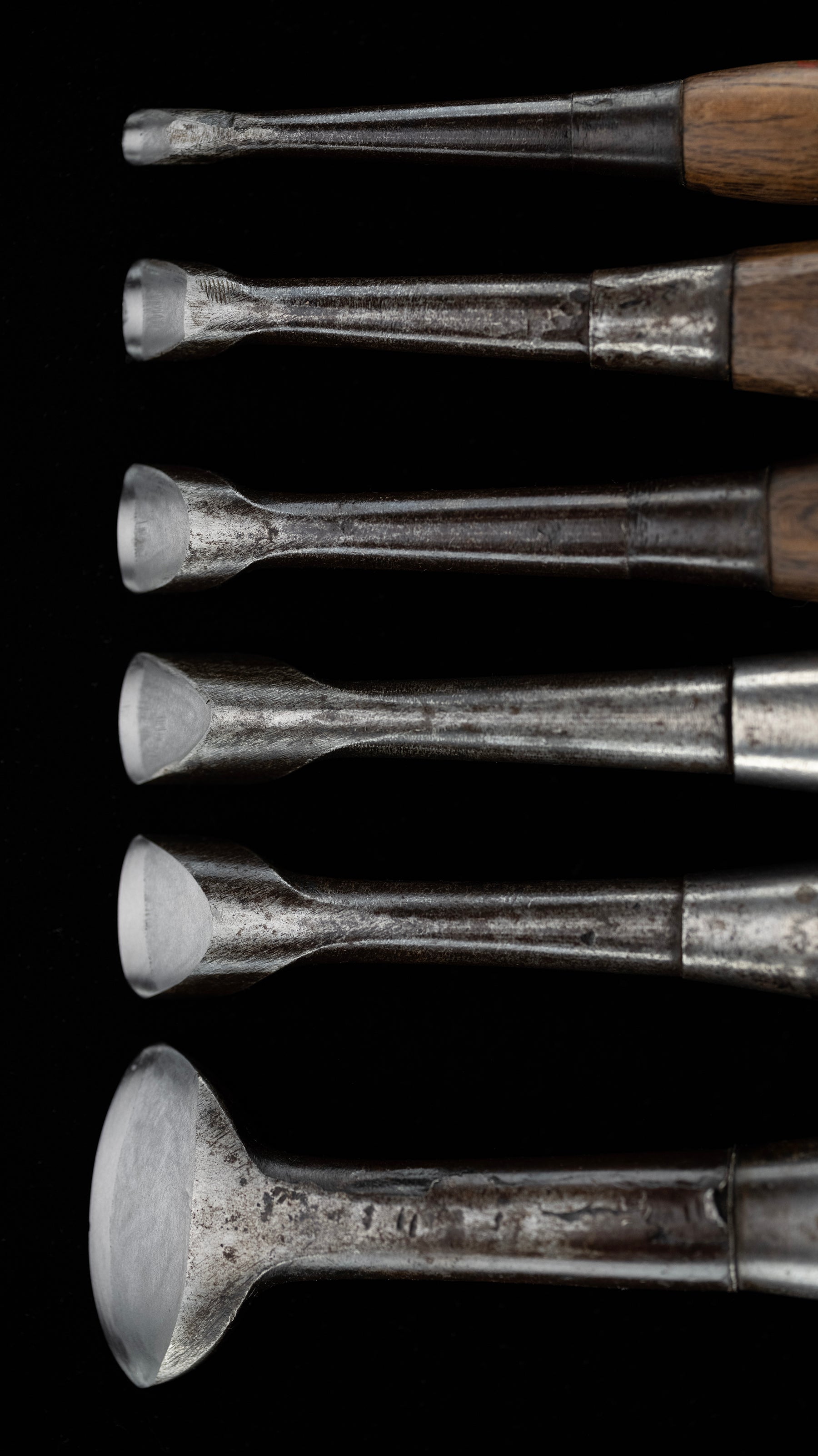 Uchimaru Nomi Japanese U-Gouge Chisel set By Konobu II 「Early Works」