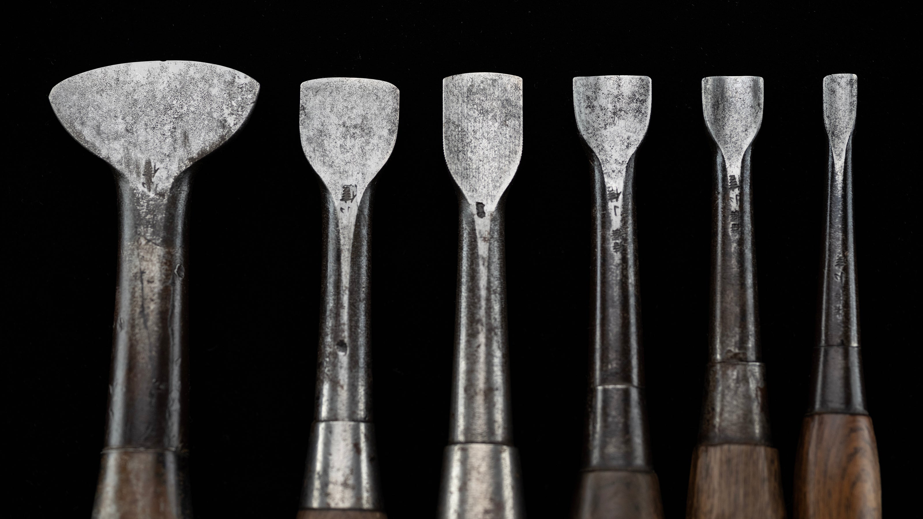 Uchimaru Nomi Japanese U-Gouge Chisel set By Konobu II 「Early Works」