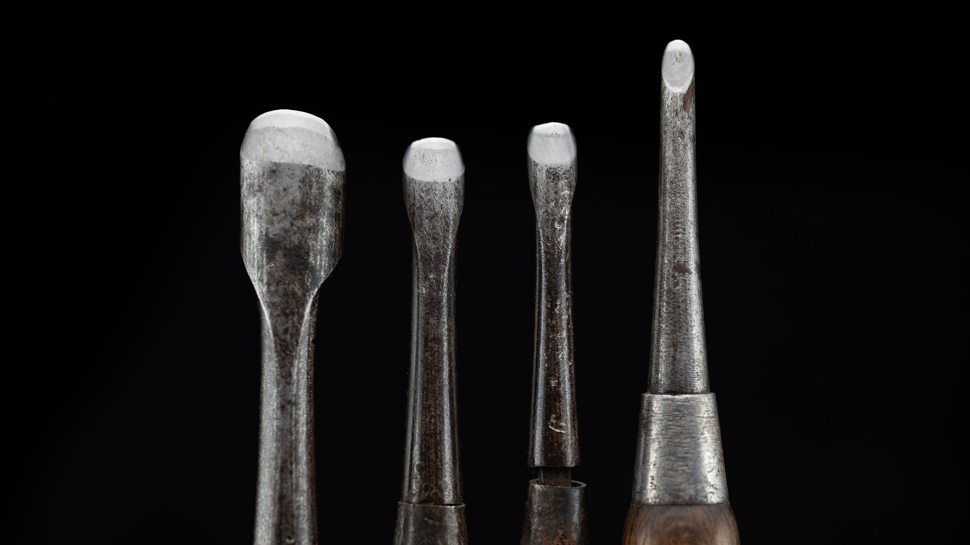 Uchimaru Nomi Japanese Deep U-Gouge Chisel set By Konobu II 「Early Works」