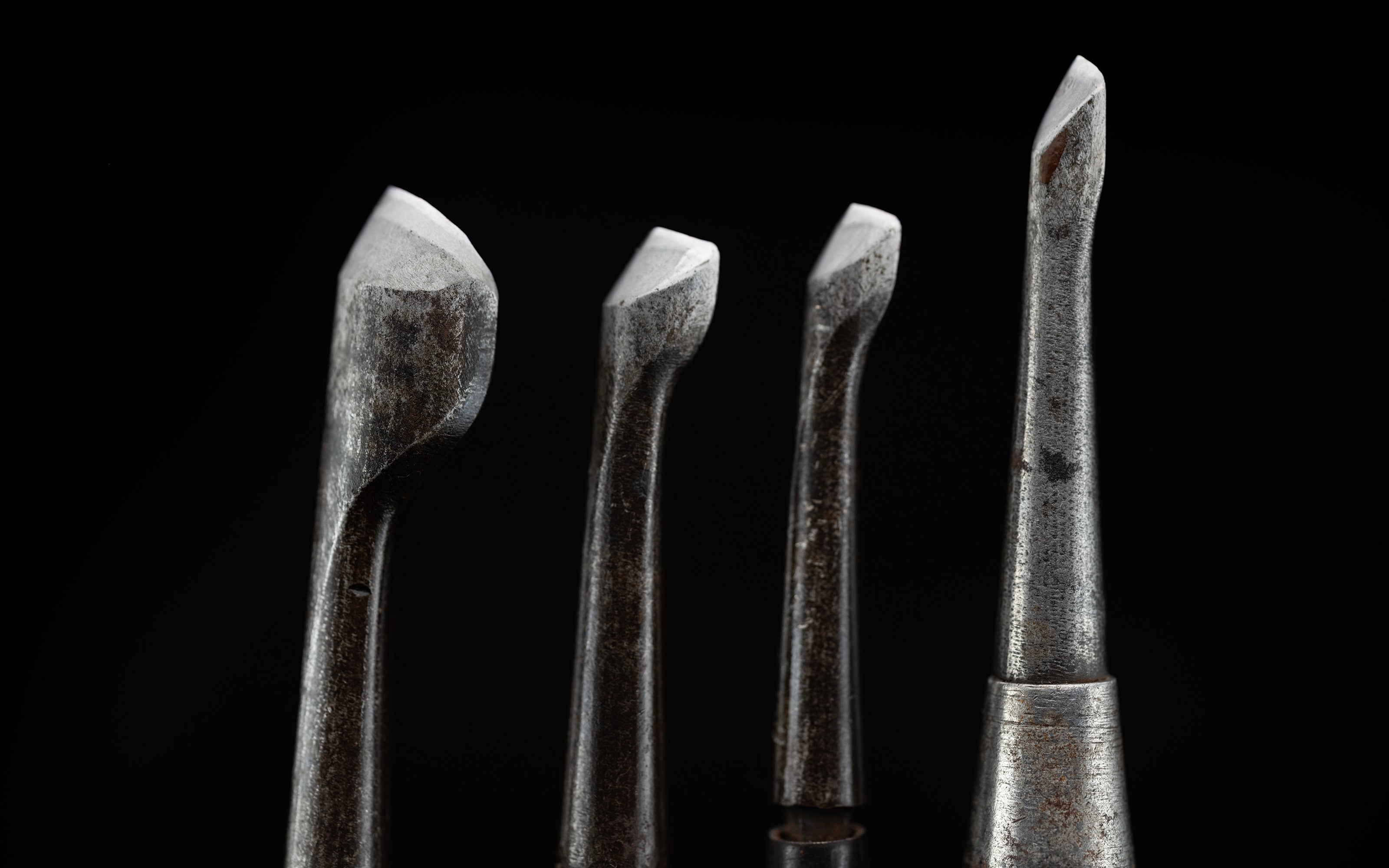 Uchimaru Nomi Japanese Deep U-Gouge Chisel set By Konobu II 「Early Works」