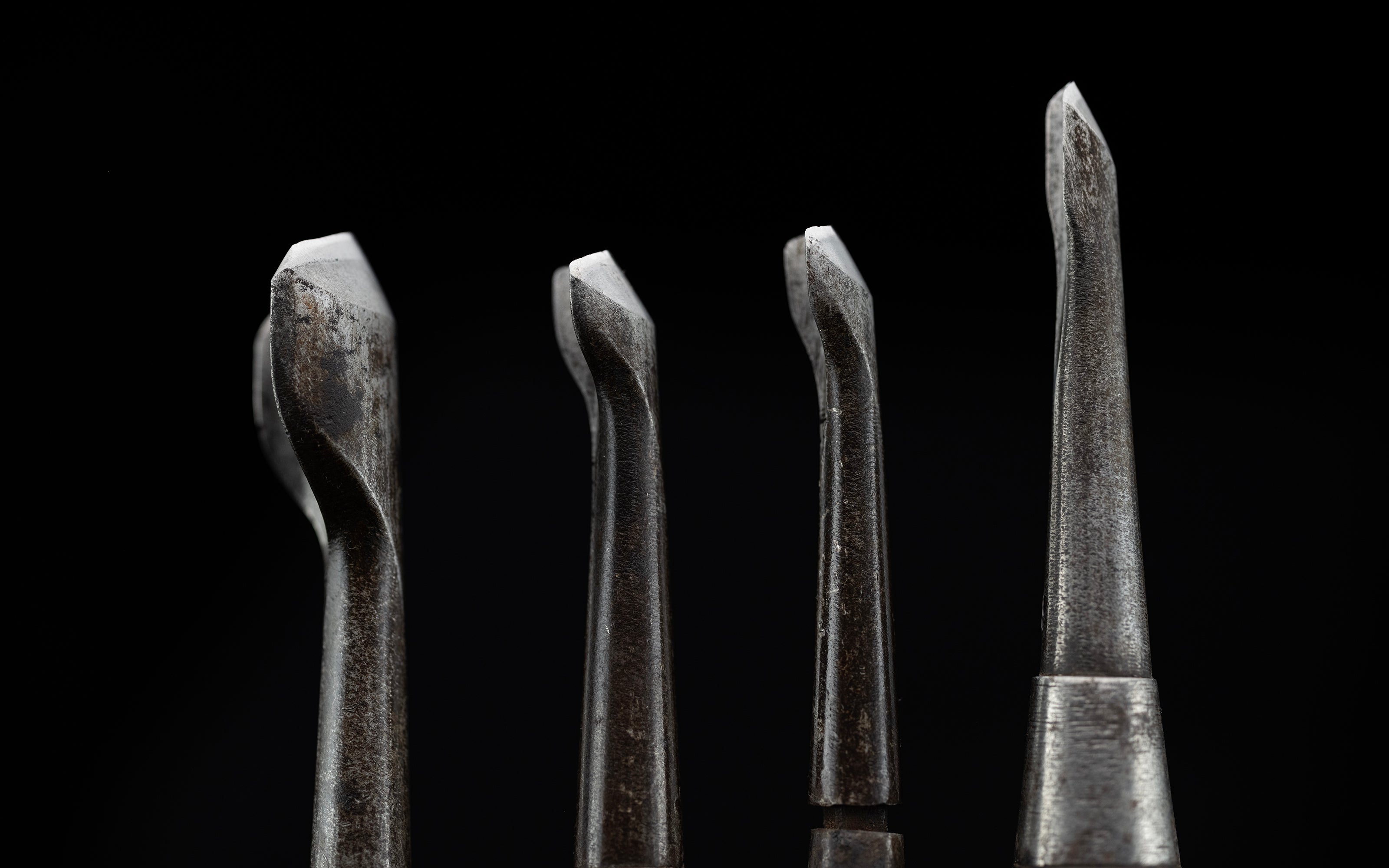 Uchimaru Nomi Japanese Deep U-Gouge Chisel set By Konobu II 「Early Works」