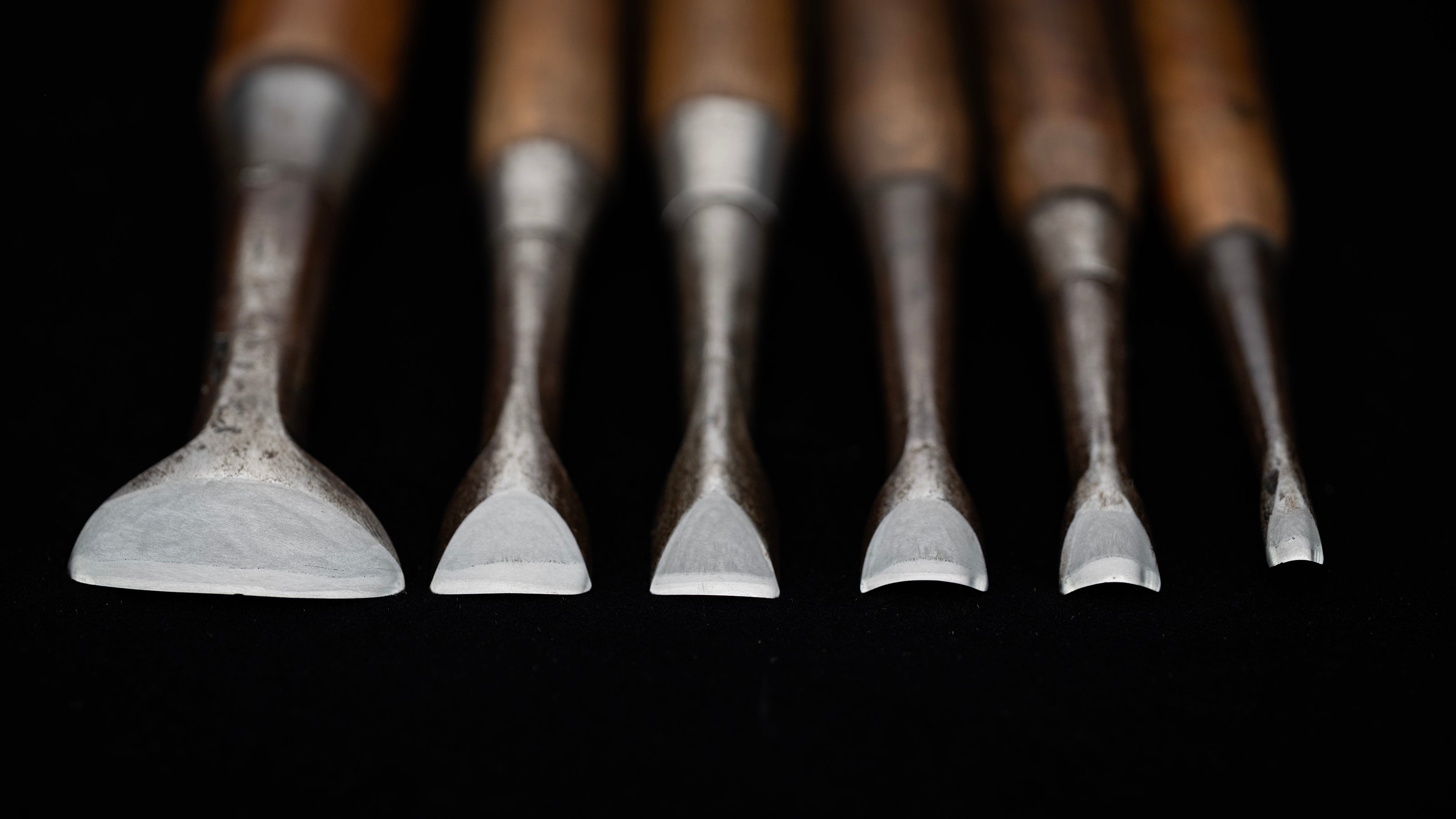 Uchimaru Nomi Japanese U-Gouge Chisel set By Konobu II 「Early Works」