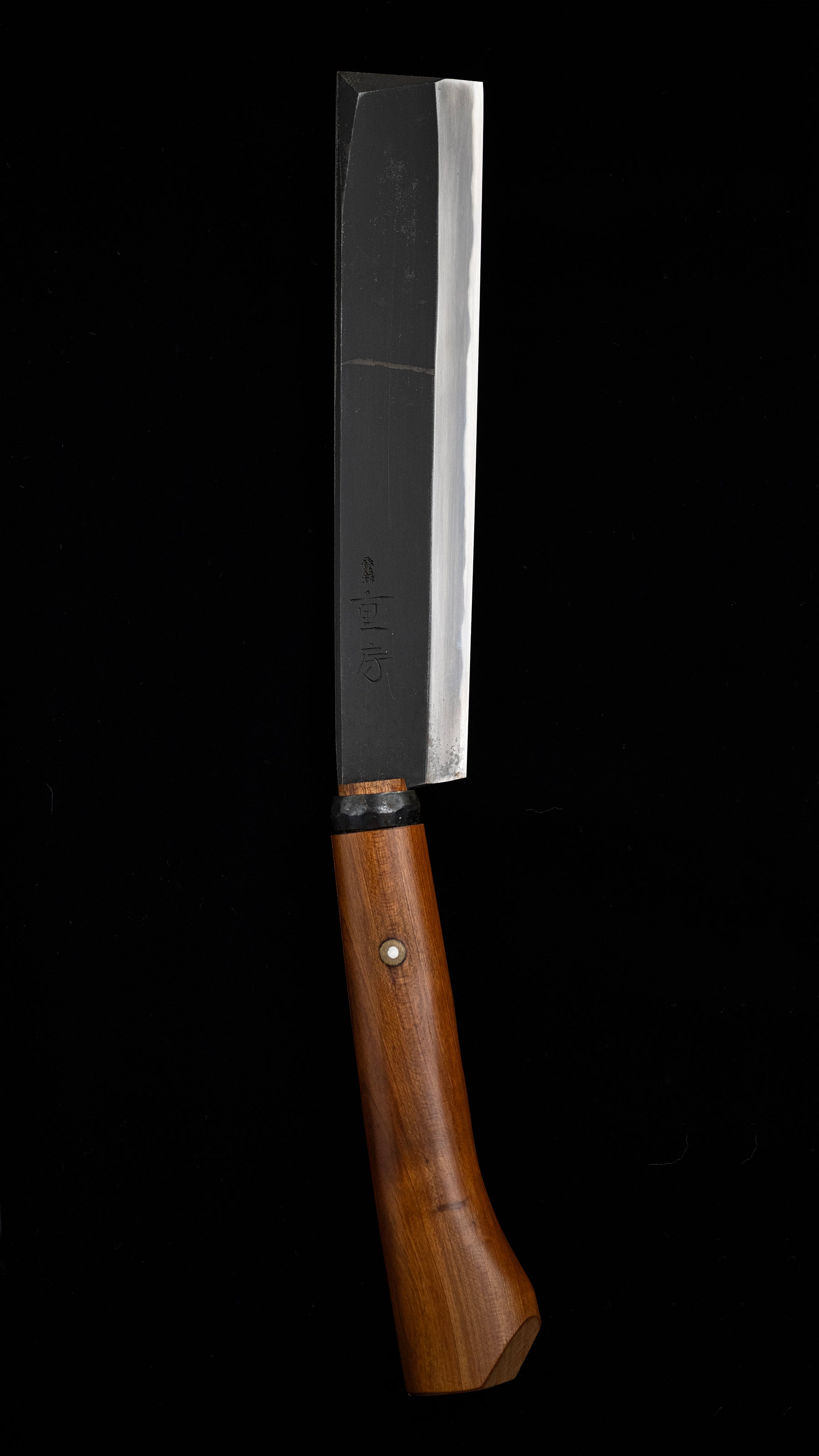 Nata Japanese Double-Bevel Hatchet Knife By Shigefusa