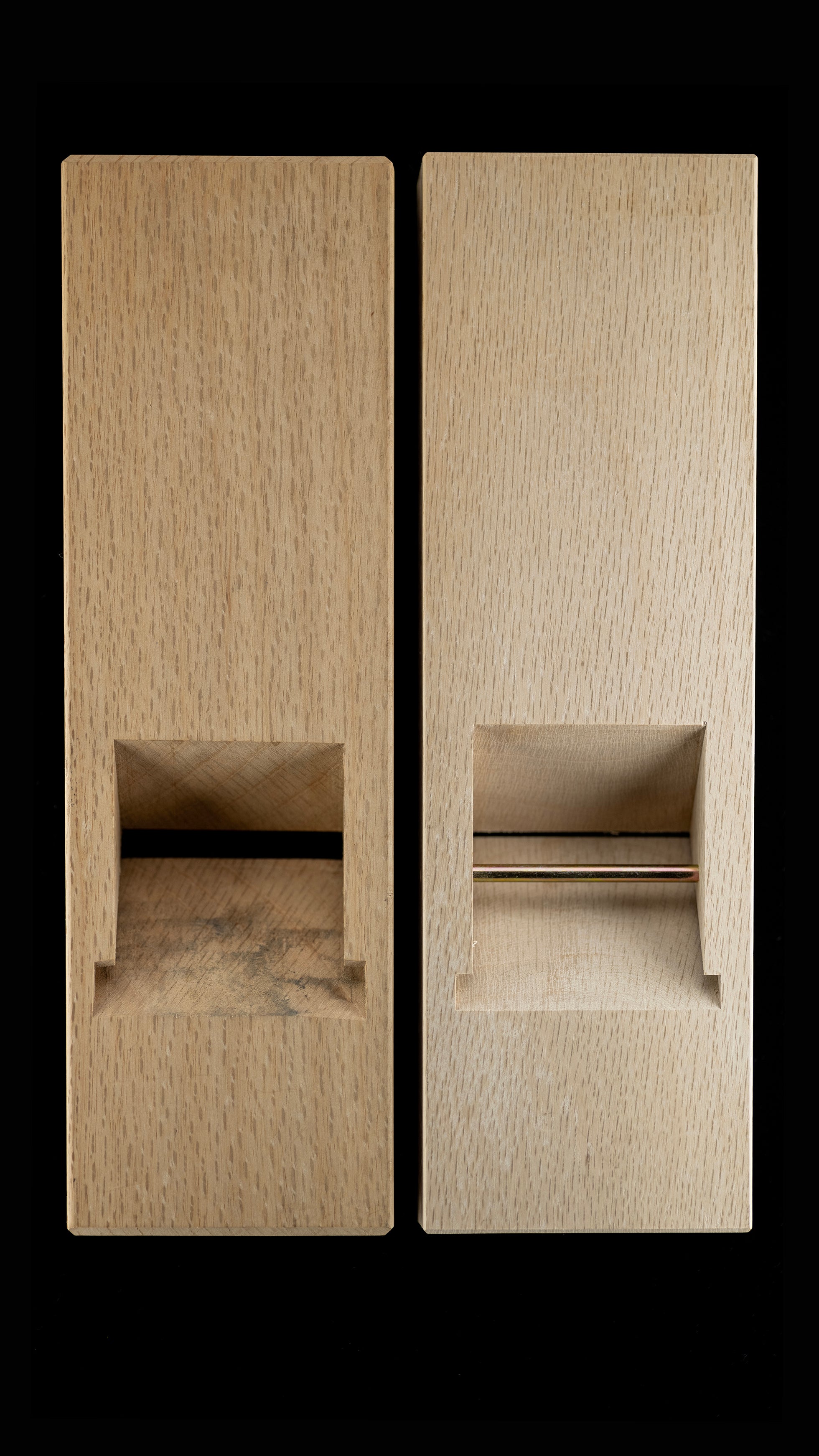 Japanese White Oak Wood Plane Body (Arabori-Dai) for 70mm Blade