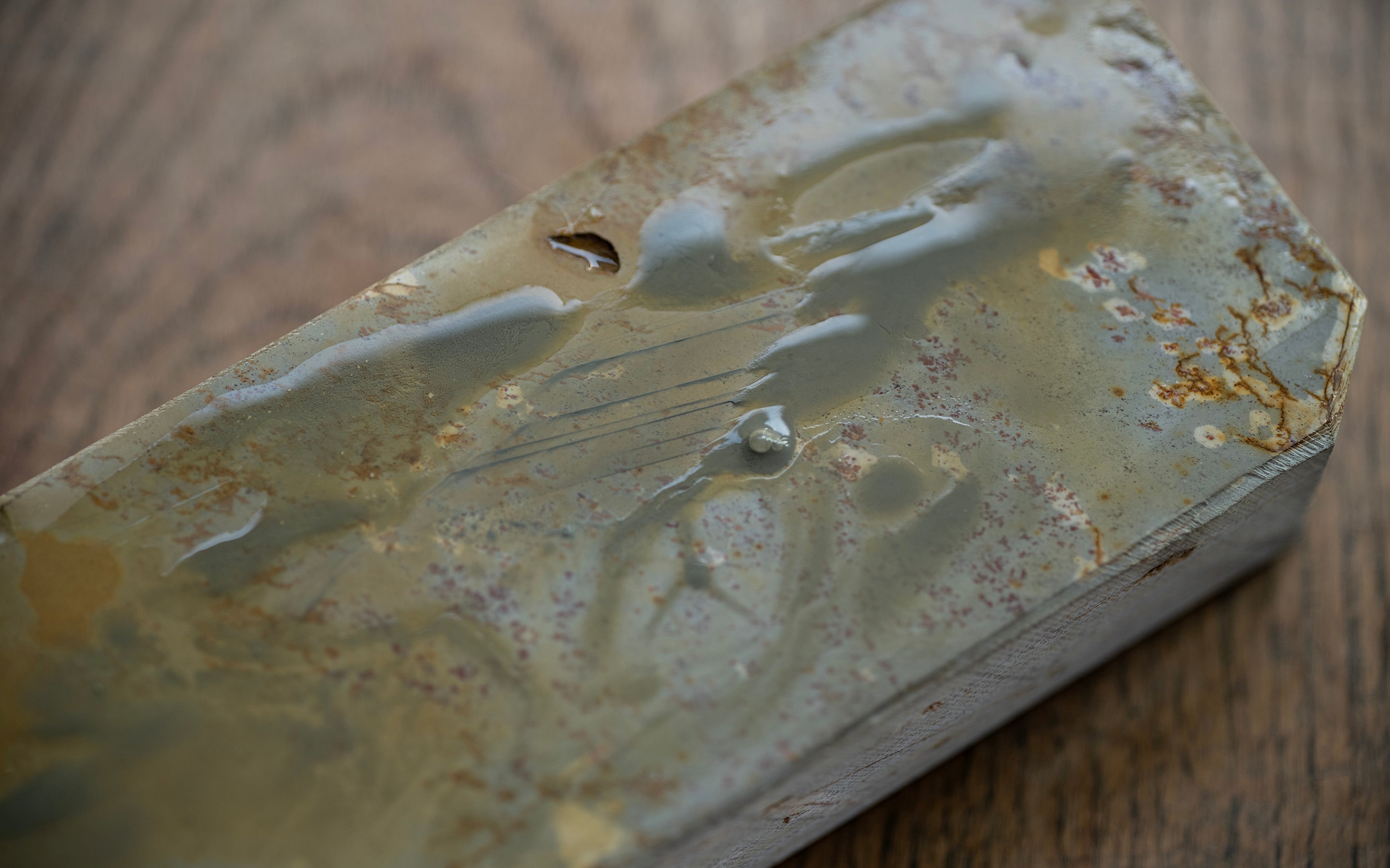 Renge Suita Japanese Natural Finishing Stone - 1258g