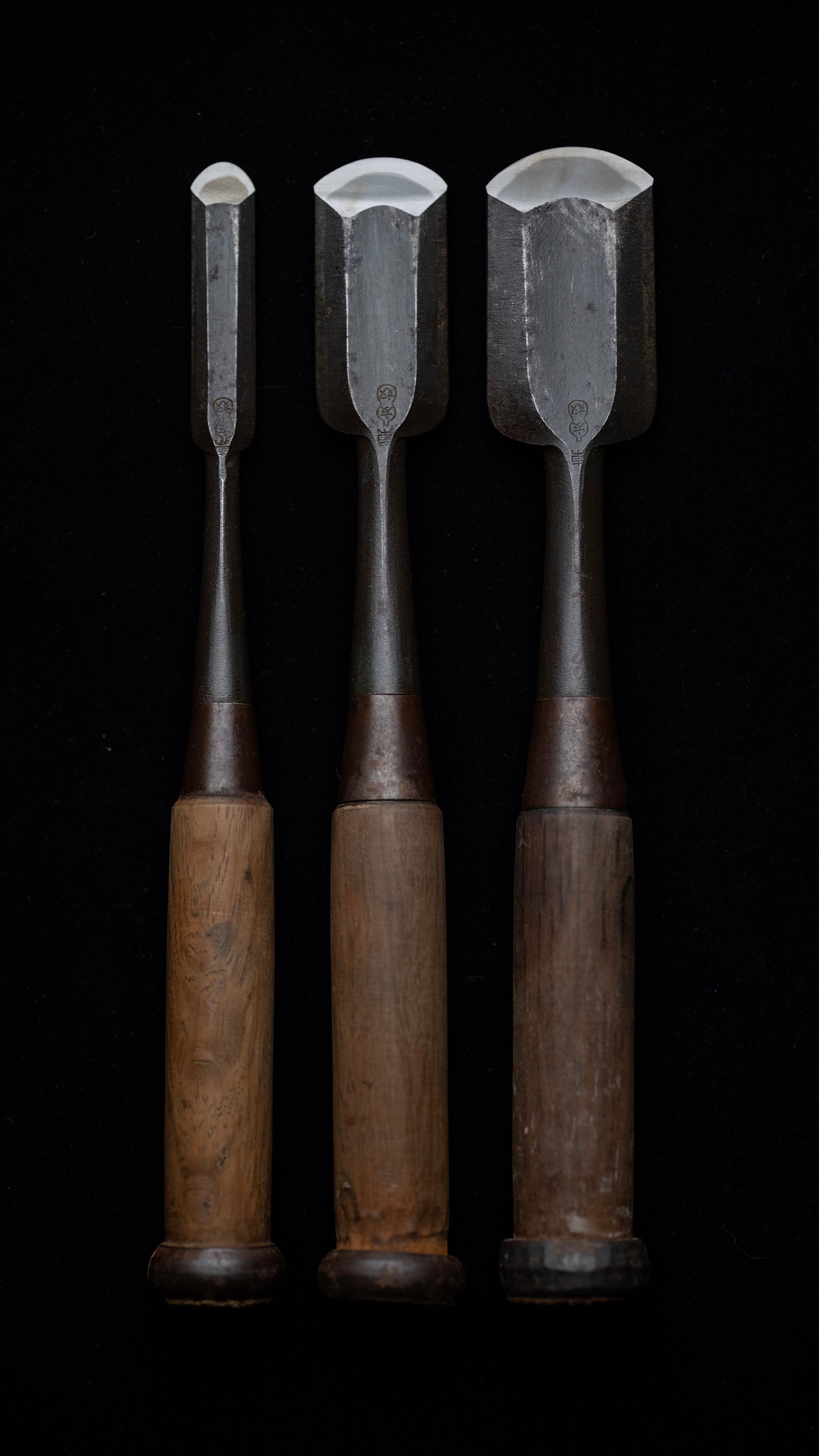 Sotomaru nomi Japanese Incannel Gouge Chisel Set By Tomoyatsu
