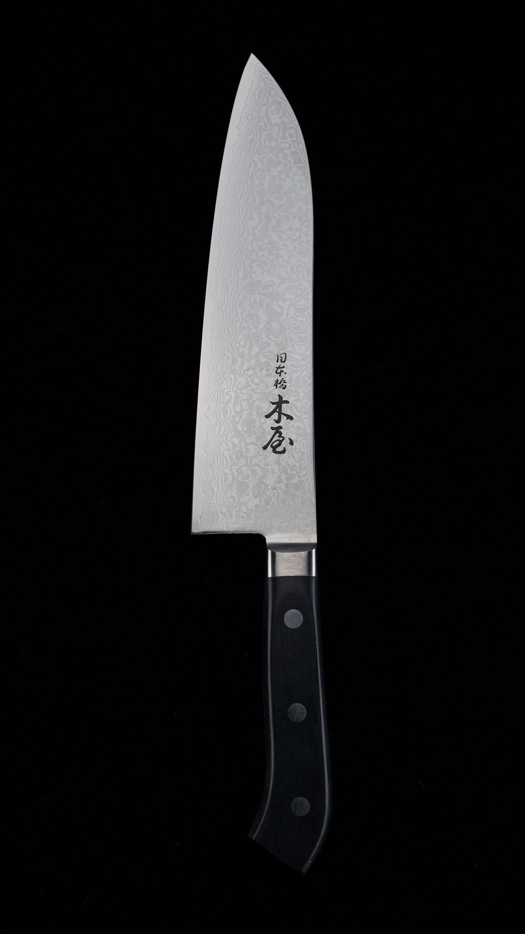 Damascus Santoku Knife Japanese All Purpose Knife By Kiya - 180mm