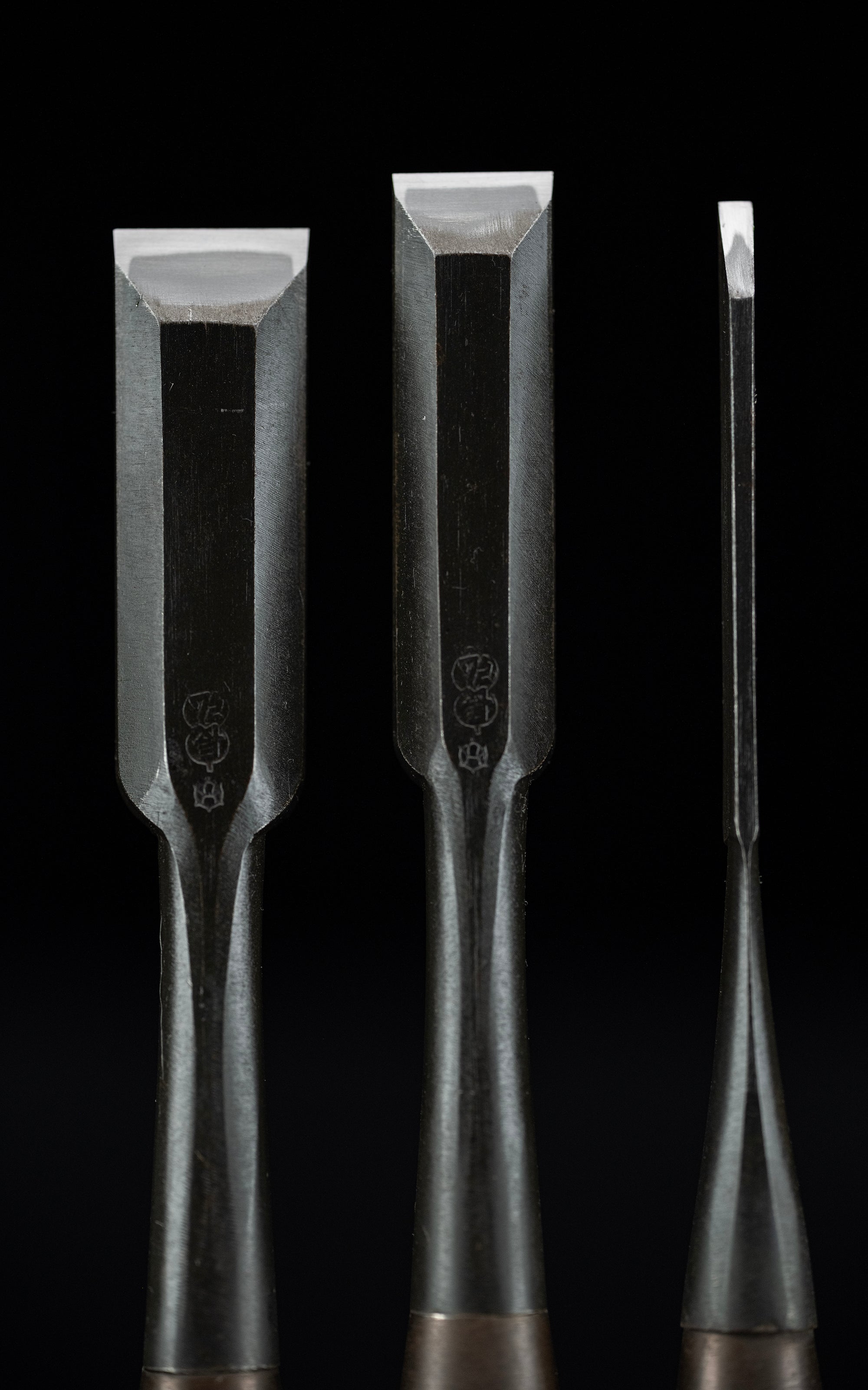 Oire-Nomi Japanese Hand Made Bench Chisel Set By Osahiro - 3 pieces