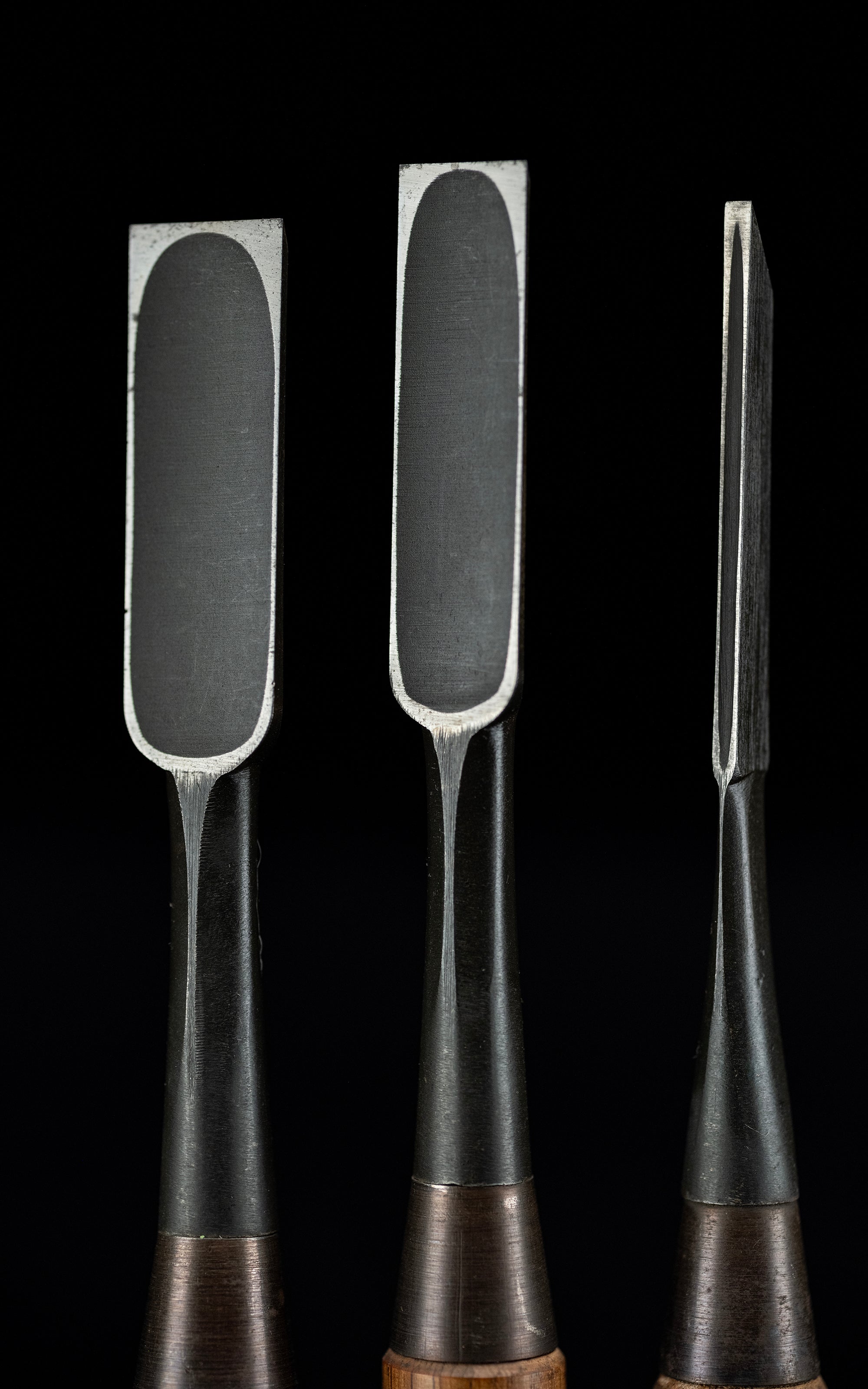 Oire-Nomi Japanese Hand Made Bench Chisel Set By Osahiro - 3 pieces