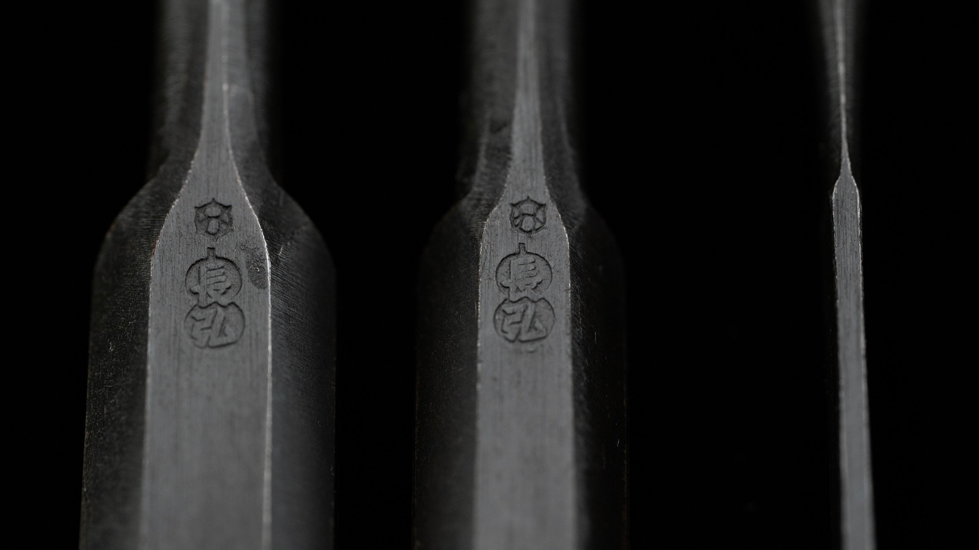 Oire-Nomi Japanese Hand Made Bench Chisel Set By Osahiro - 3 pieces