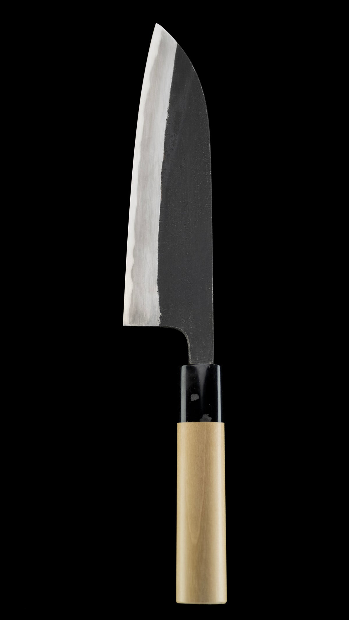 Kurouchi Santoku Knife Japanese All Purpose Knife By Shigefusa - 165mm