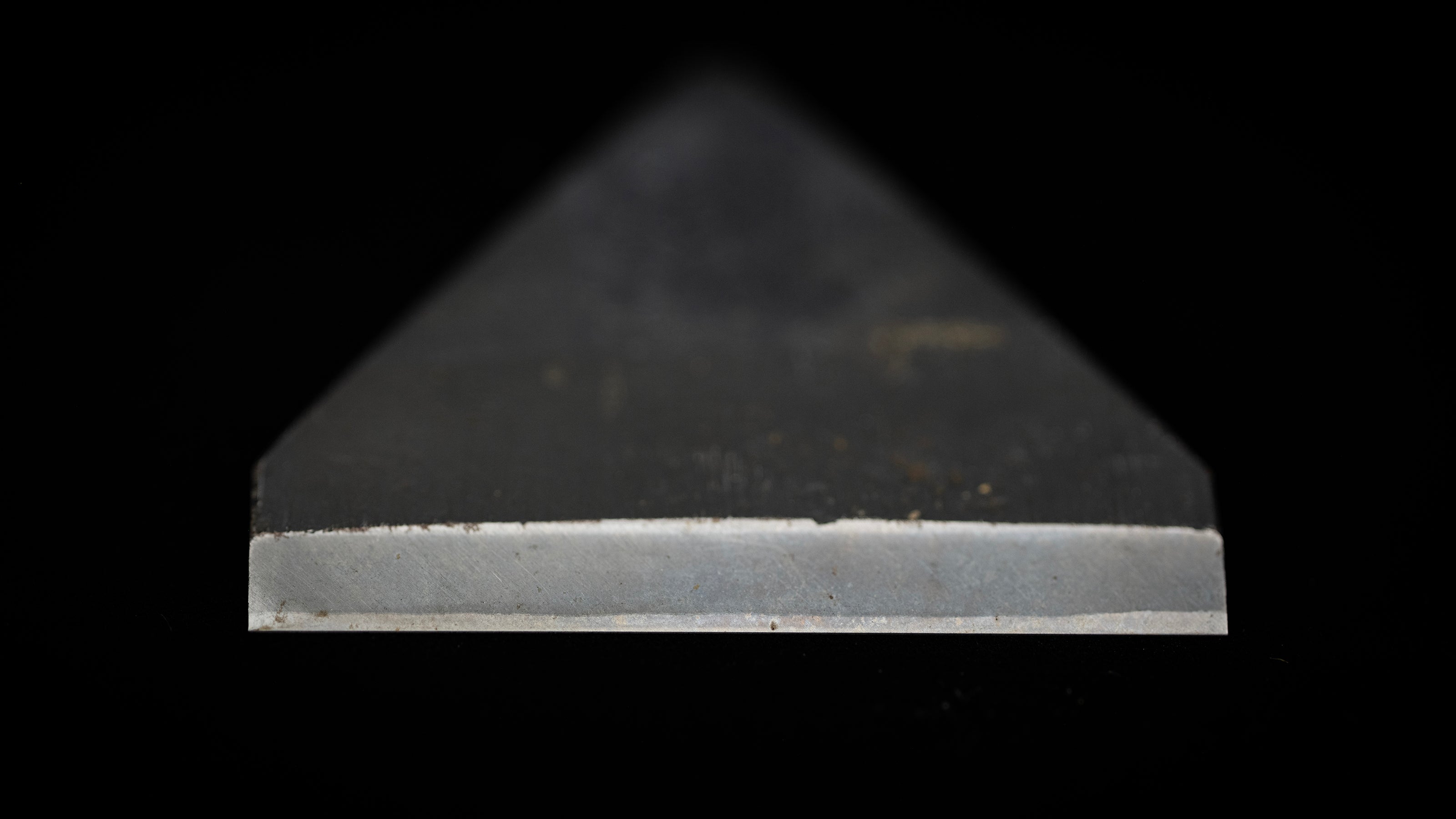 Uragane Japanese Smoothing Plane Chip Breaker for 70mm Blade By Keizaburo