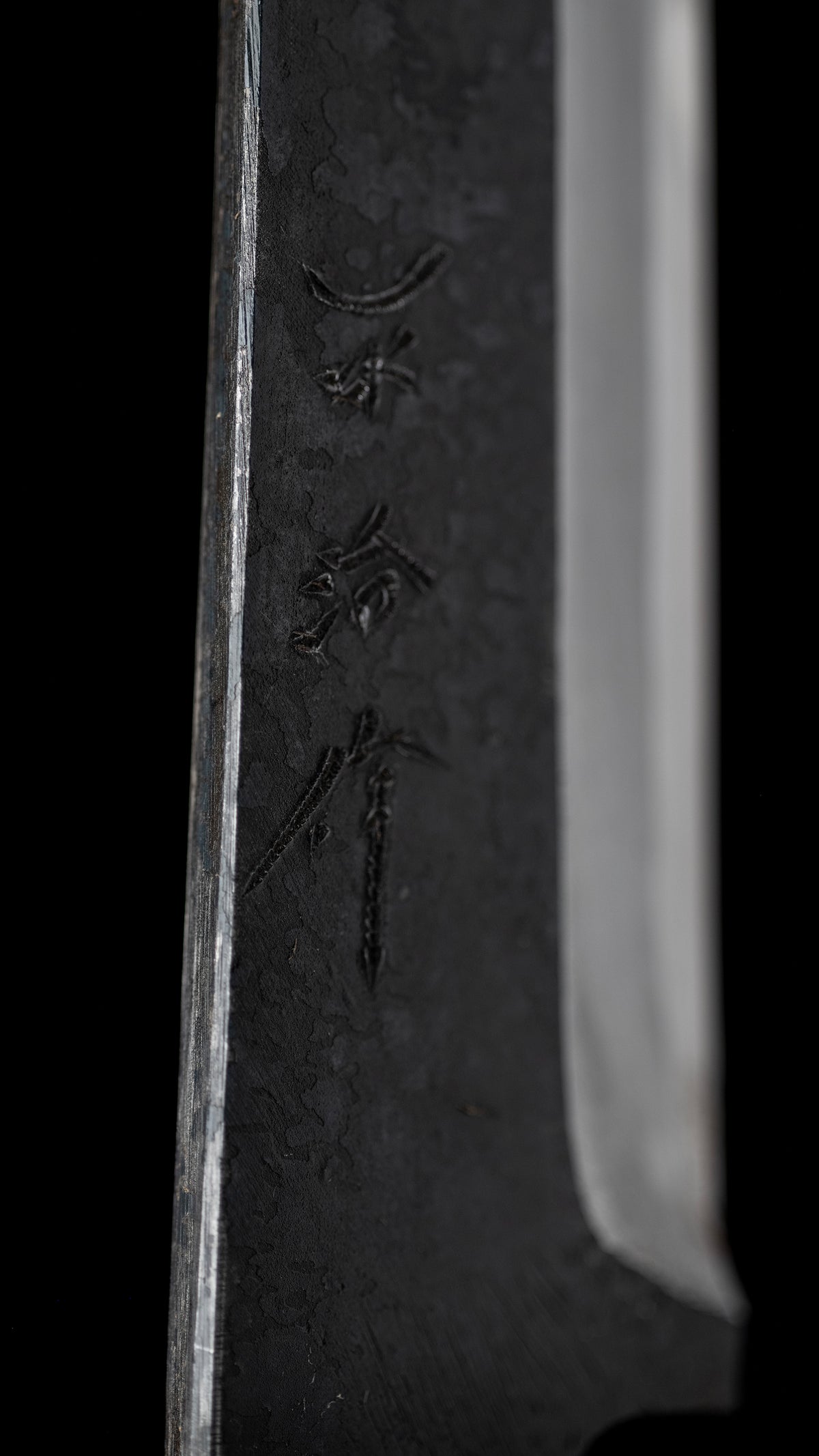 Ken-Nata Japanese Single-Bevel Hatchet Knife By Nakaya Heiji For Right Hand - 195mm
