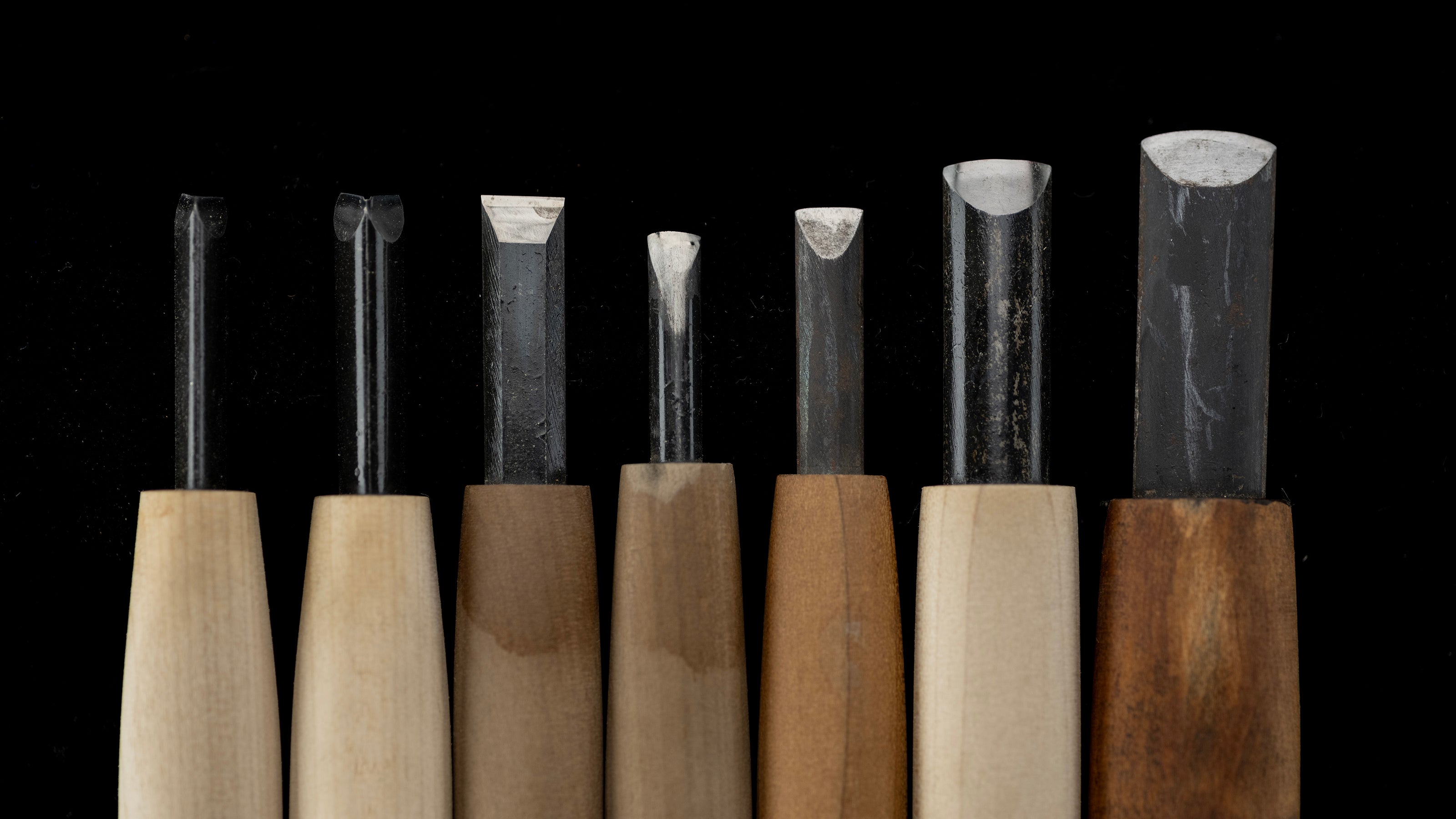 Japanese Carving Chisel Set By Konobu -  62 Pieces
