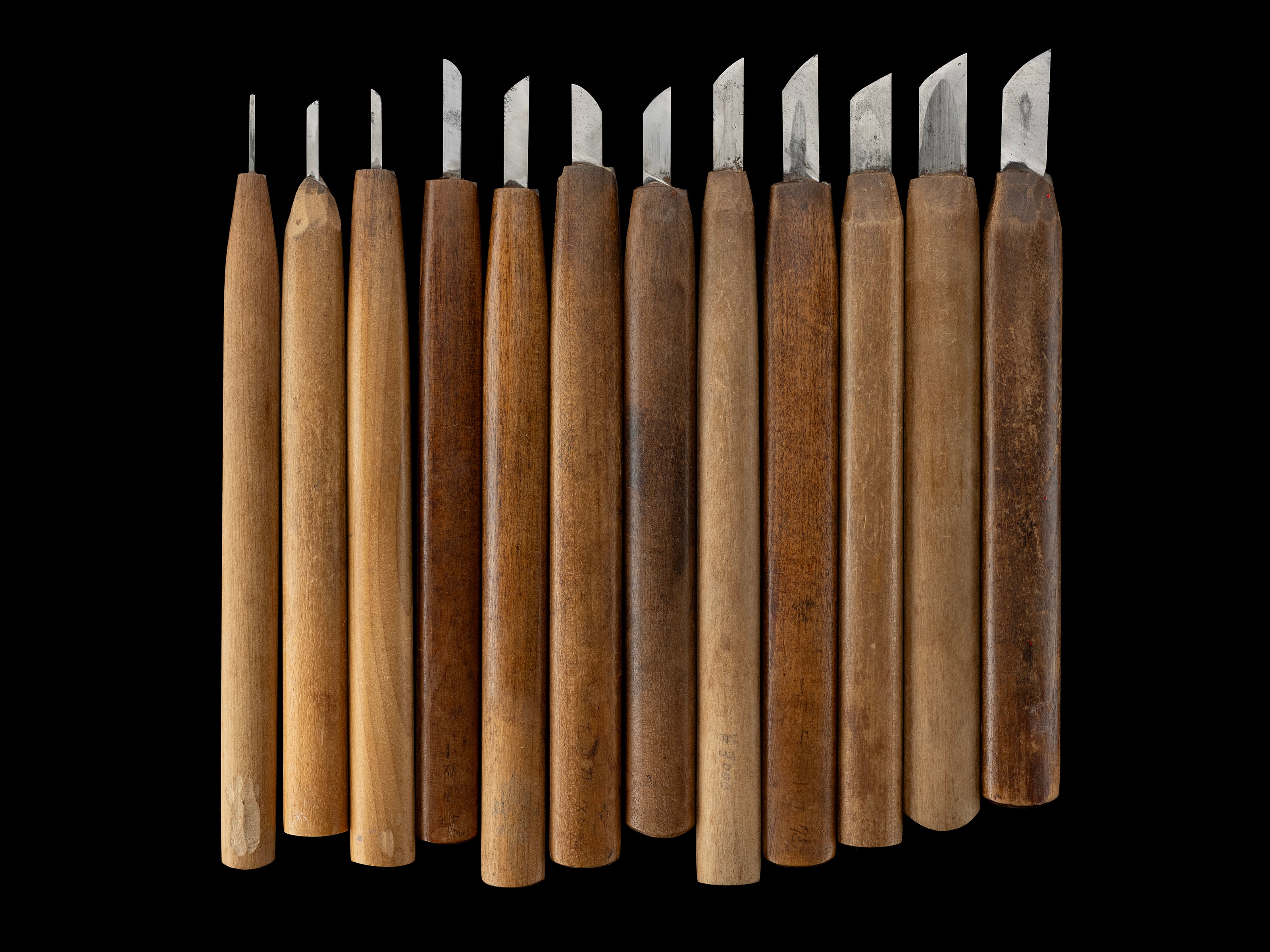 Japanese Carving Chisel Set By Konobu -  62 Pieces