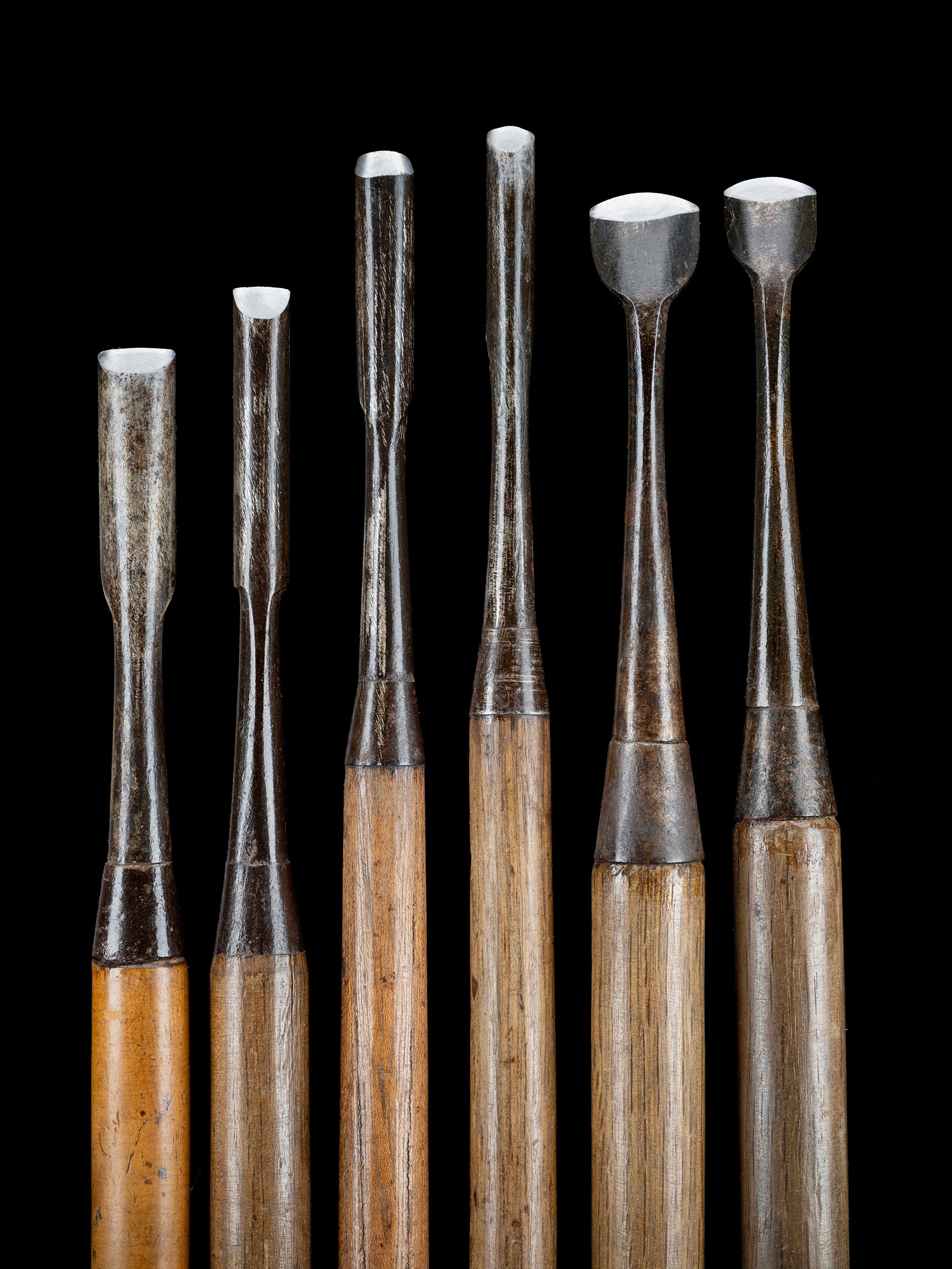Uchimaru nomi Japanese U-Gouge/Spoon-Gouge Chisel set