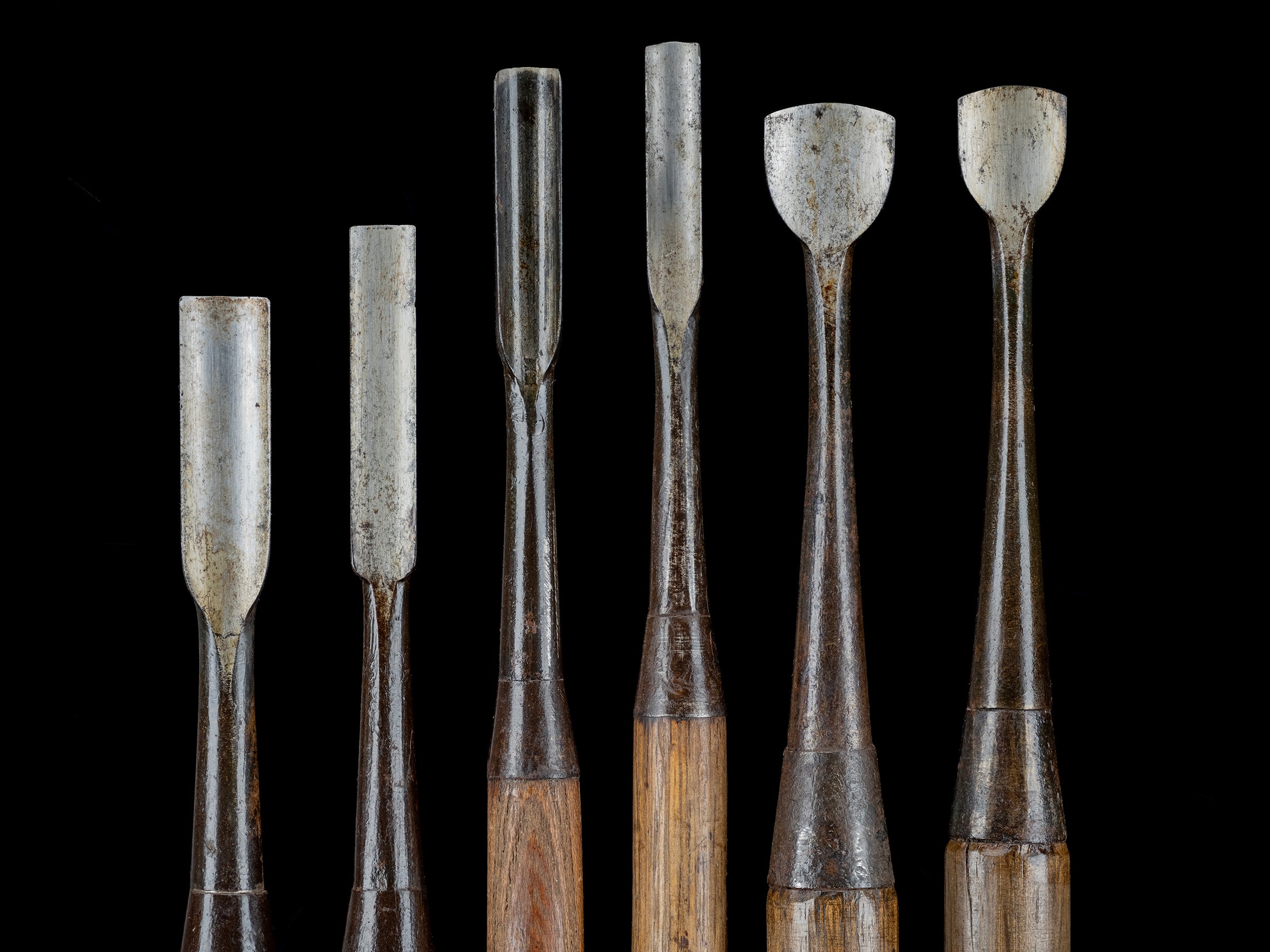 Uchimaru nomi Japanese U-Gouge/Spoon-Gouge Chisel set