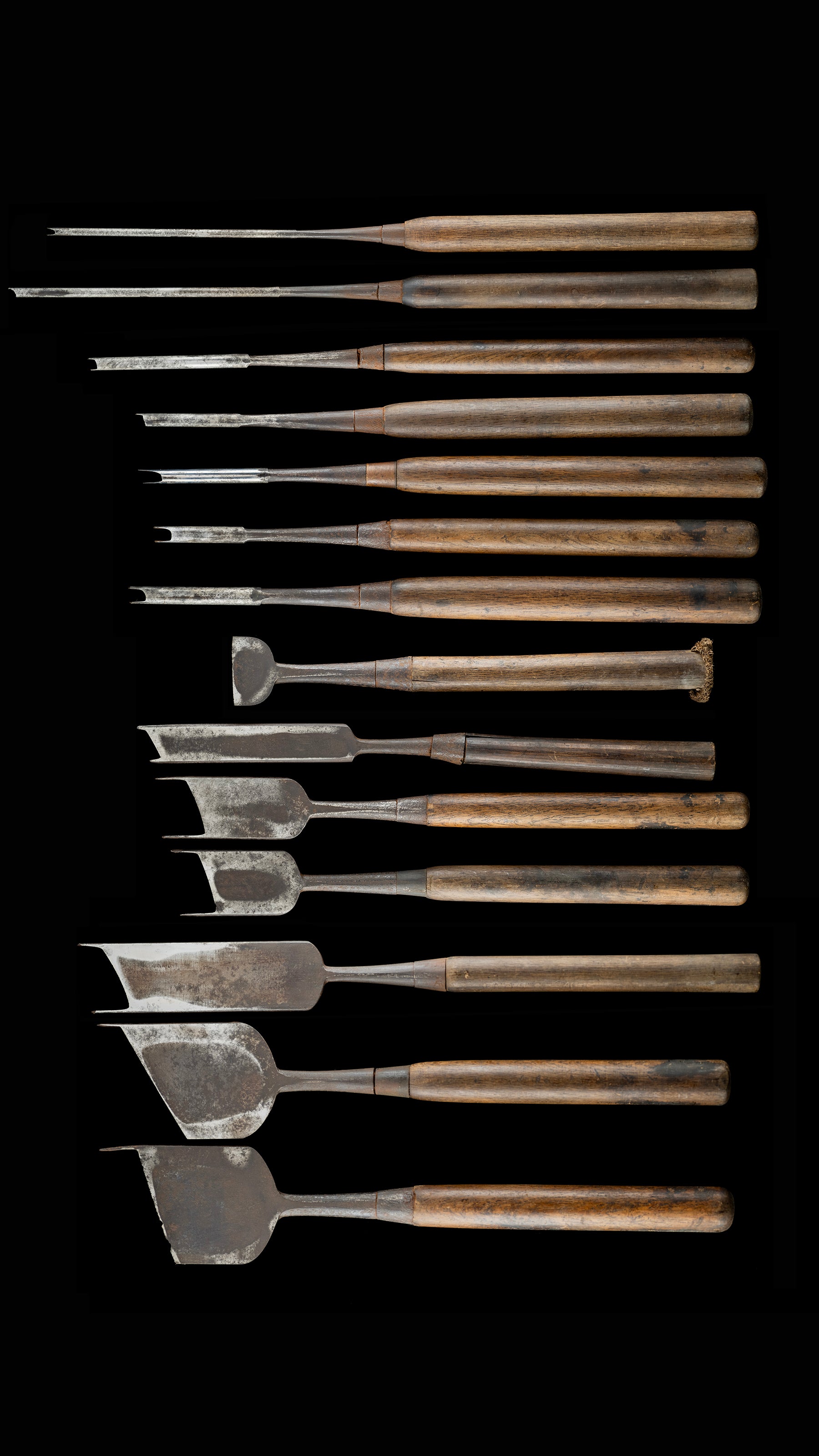 Tokyo Geta-Craftsman/Traditional Japanese Wooden Clog Chisel Set