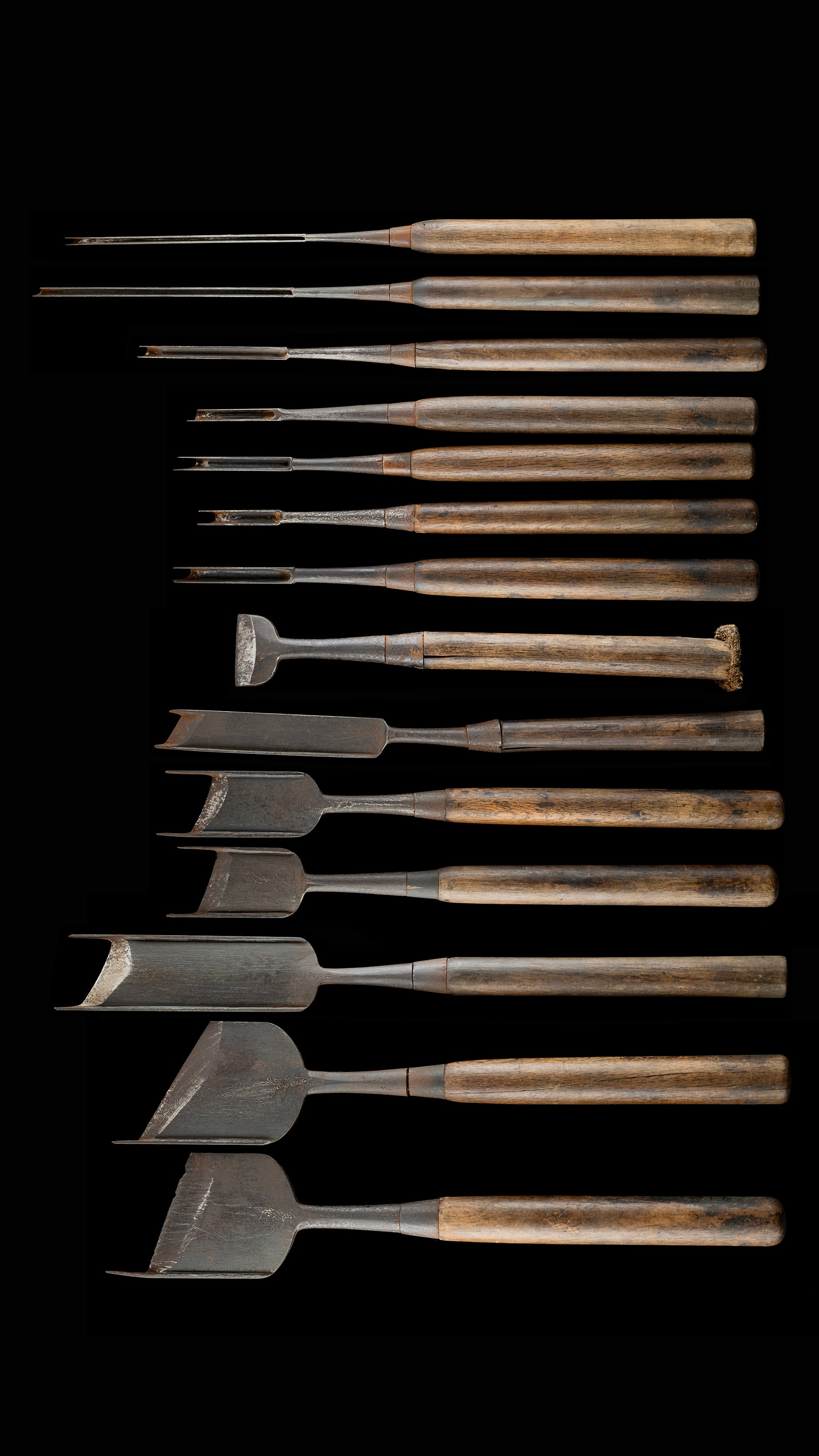 Tokyo Geta-Craftsman/Traditional Japanese Wooden Clog Chisel Set