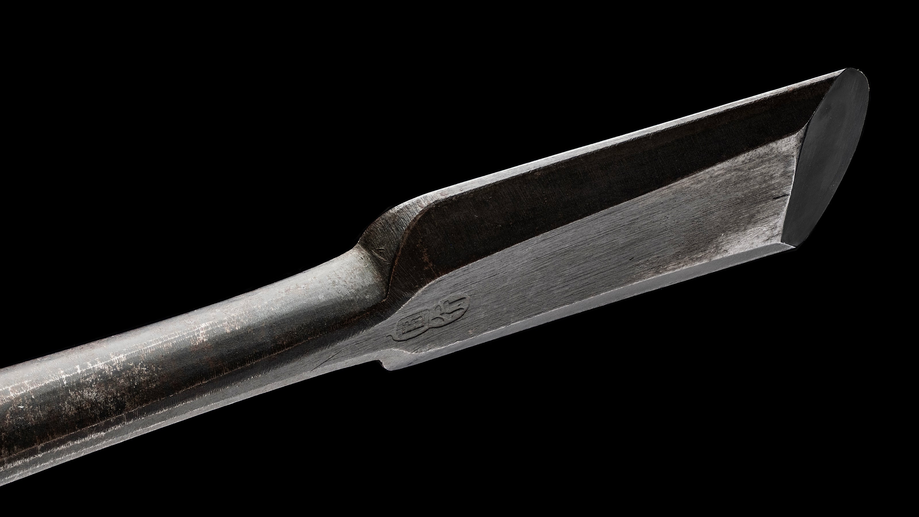 Sotomaru nomi Japanese Incannel Gouge Chisel By Second Generation Kiyotada - 24mm ②