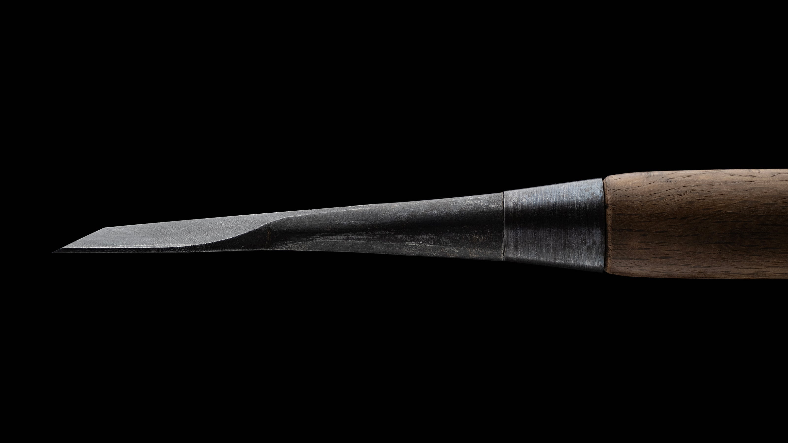 Hiramaru-nomi Japanese Flat Round Carving Chisel By Second Generation Konobu - 36mm