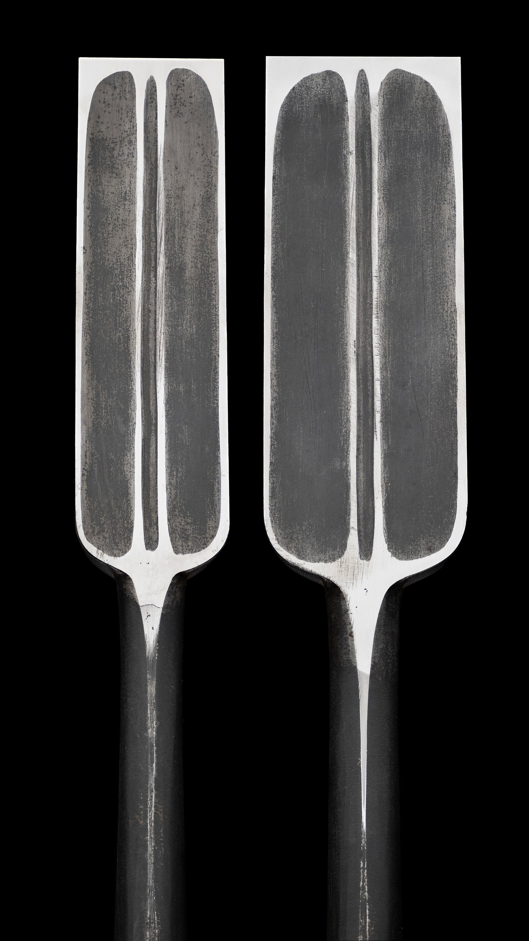 Tsuki-Nomi Japanese Custom Made Slick Chisel Set By Osahiro - 36&48mm
