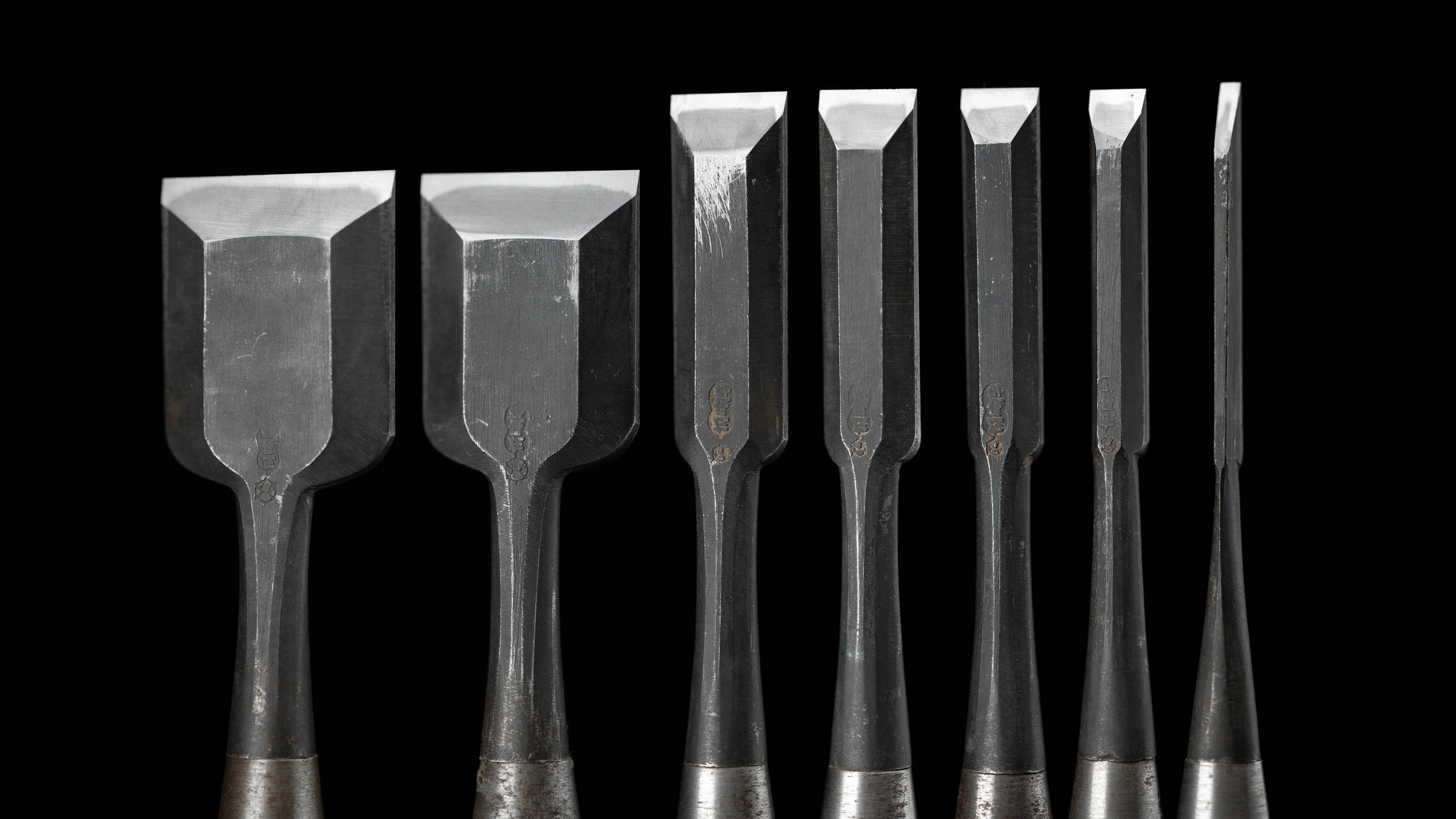 Oire-Nomi Japanese Hand Made Bench Chisel Set By Osahiro