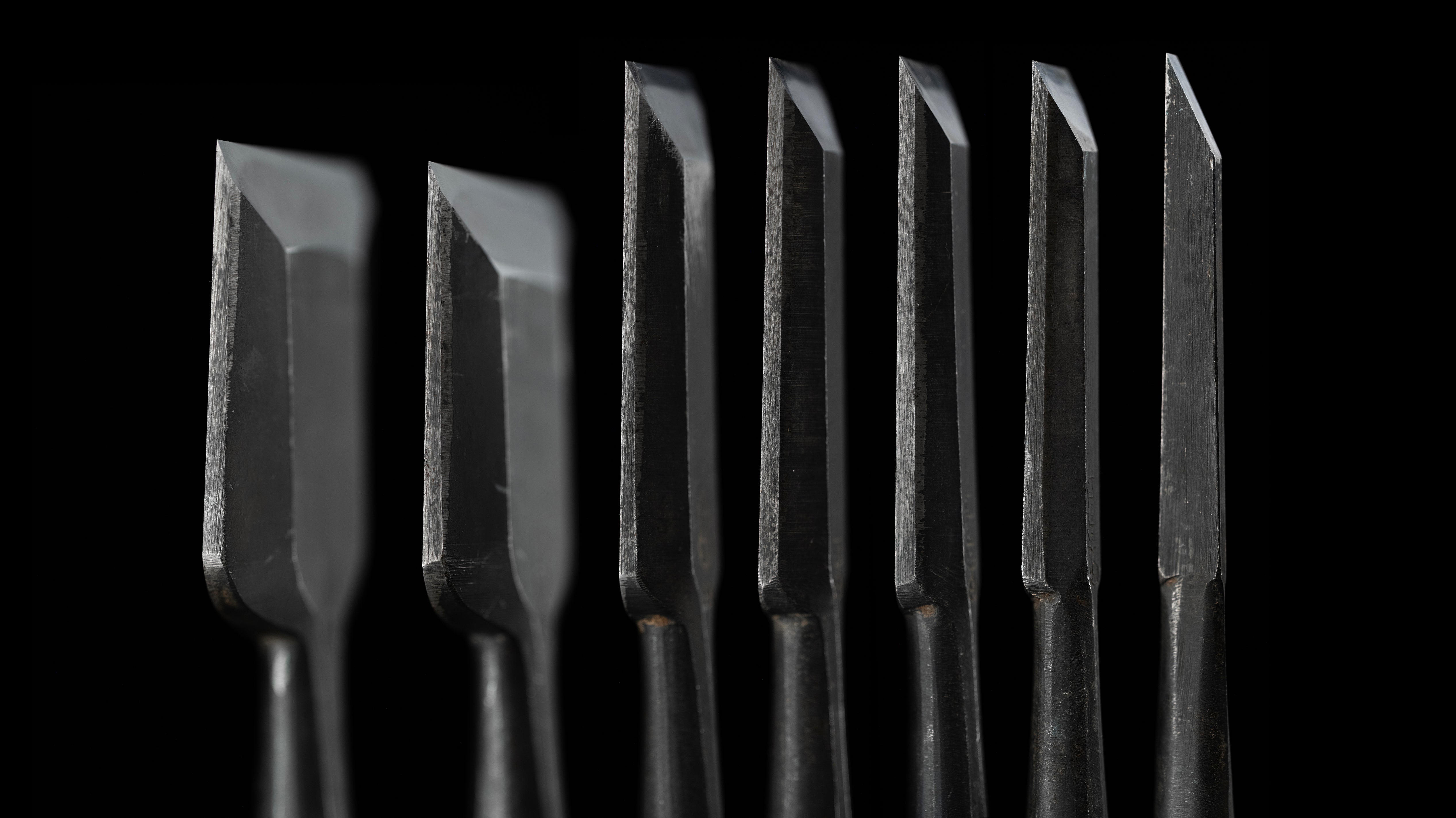 Oire-Nomi Japanese Hand Made Bench Chisel Set By Osahiro